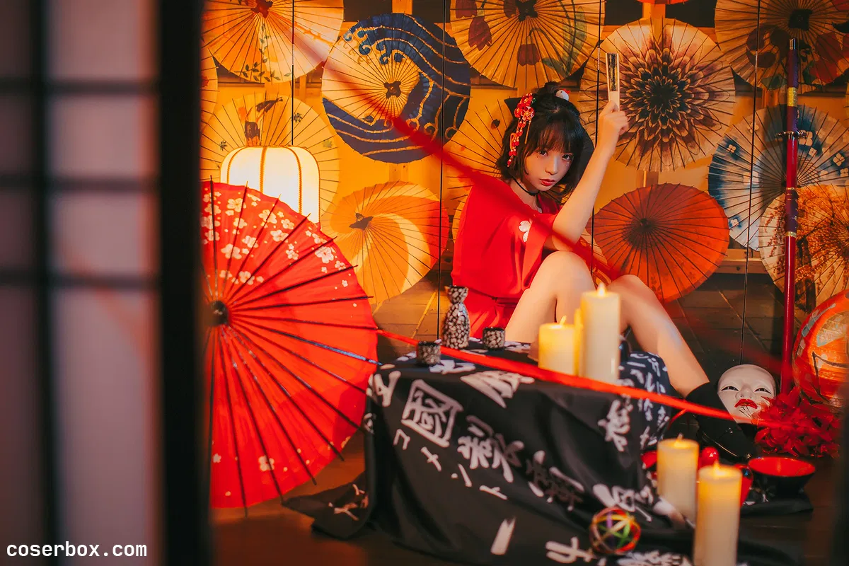 疯猫SS NO.010 红色羽衣 - 2