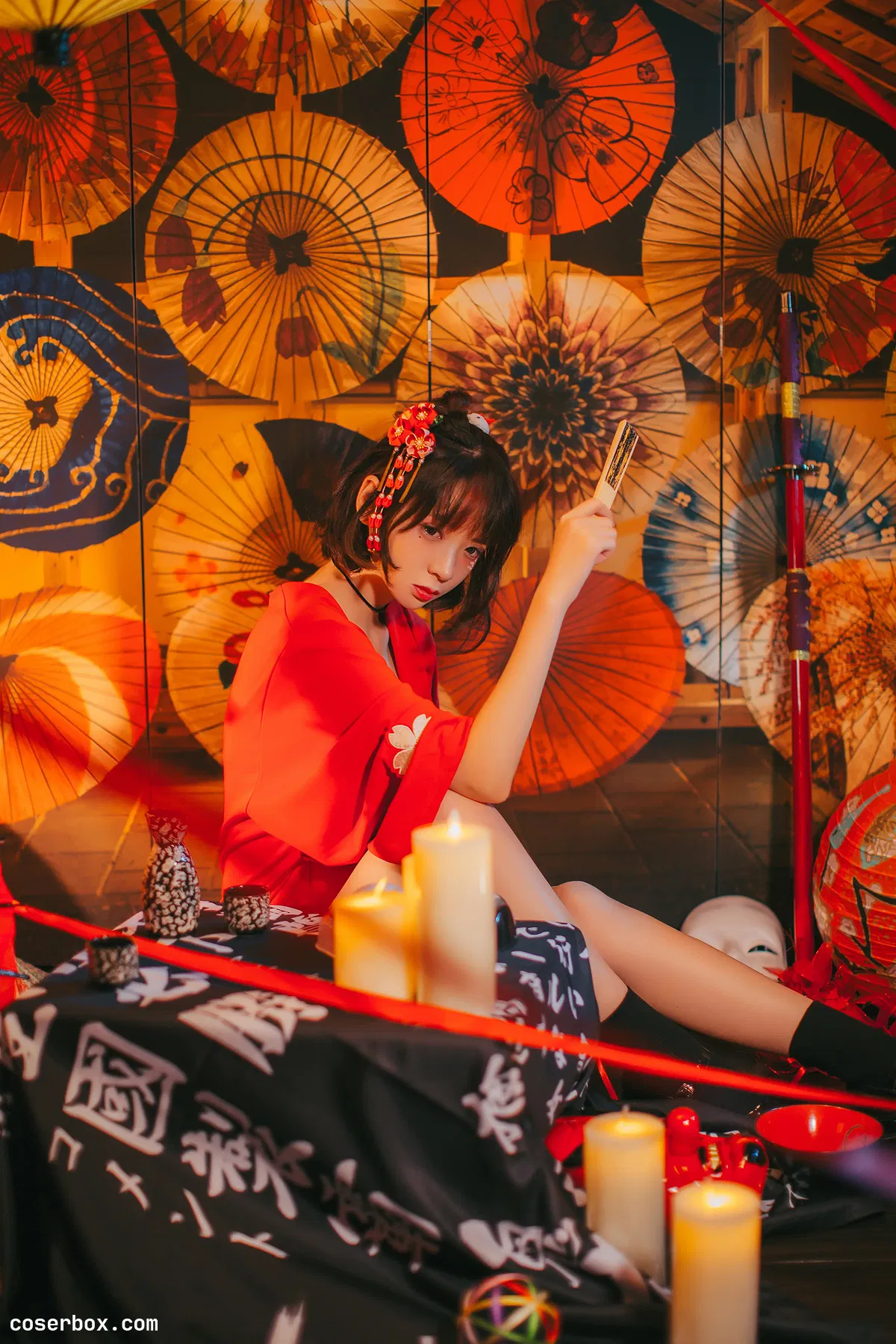 疯猫SS NO.010 红色羽衣 - 1