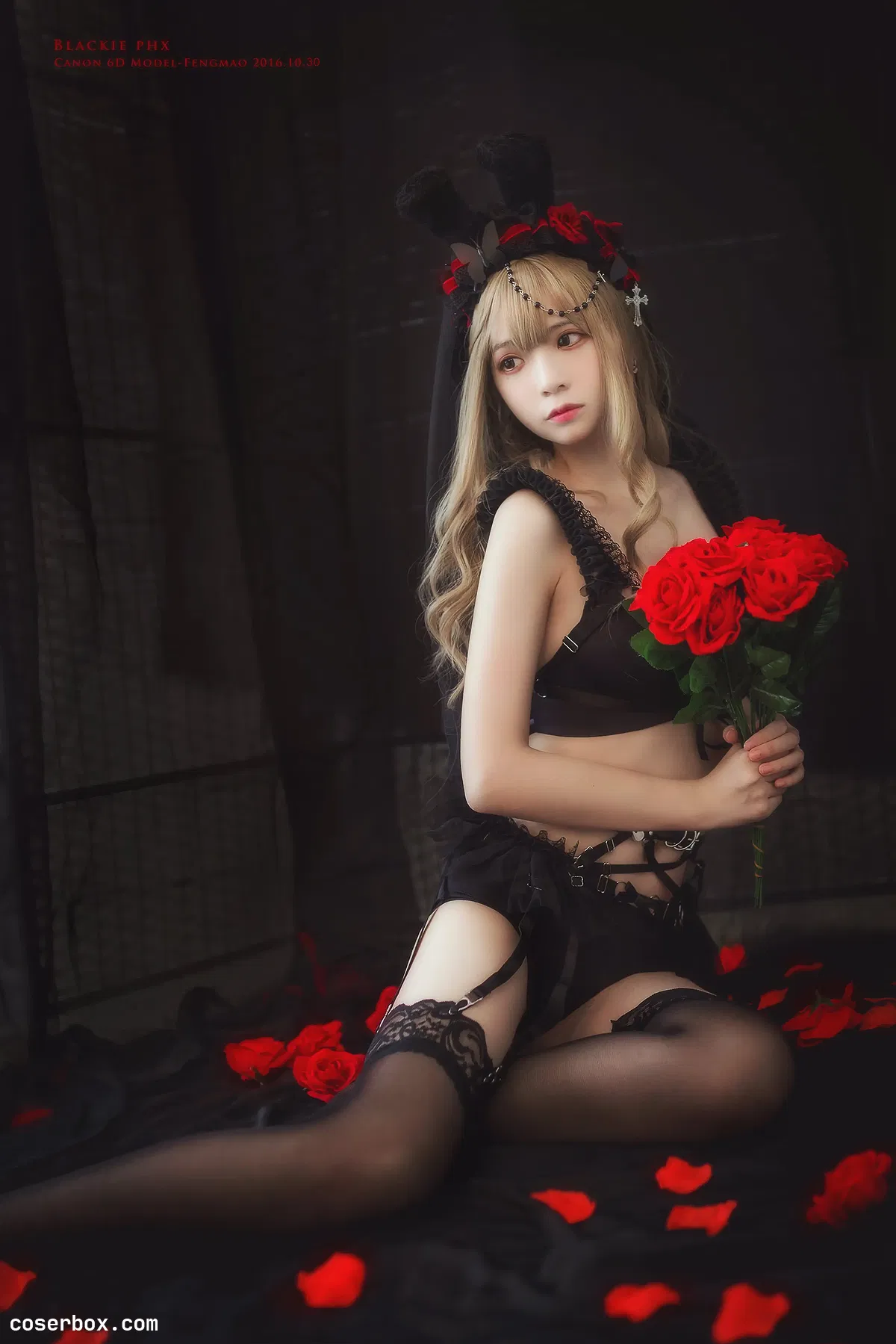 疯猫SS NO.061 黑色玫瑰 - 1