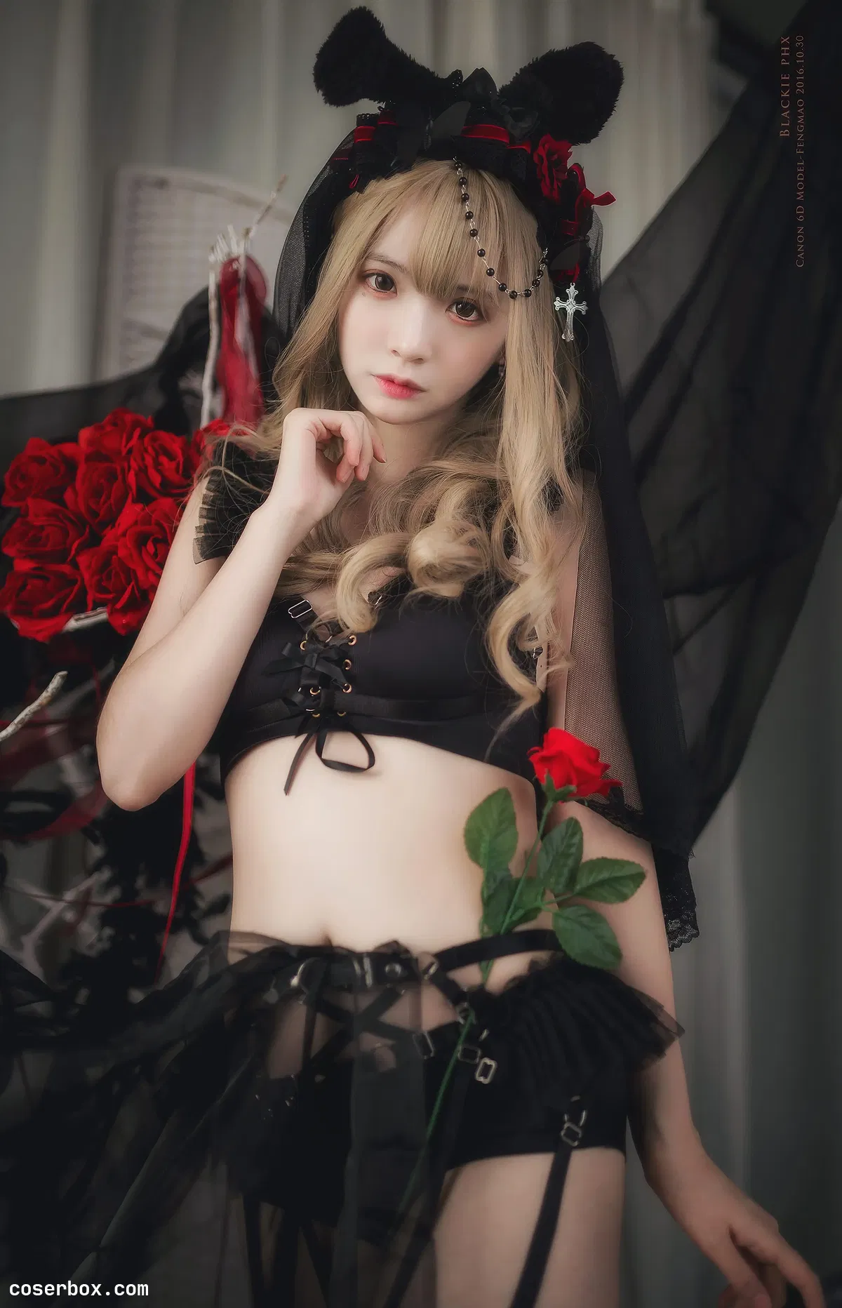 疯猫SS NO.061 黑色玫瑰 - 2