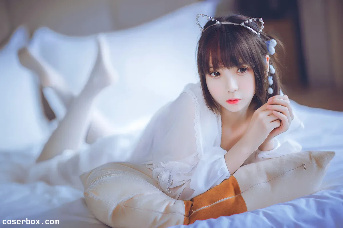 疯猫SS NO.003 白色睡衣 - 2