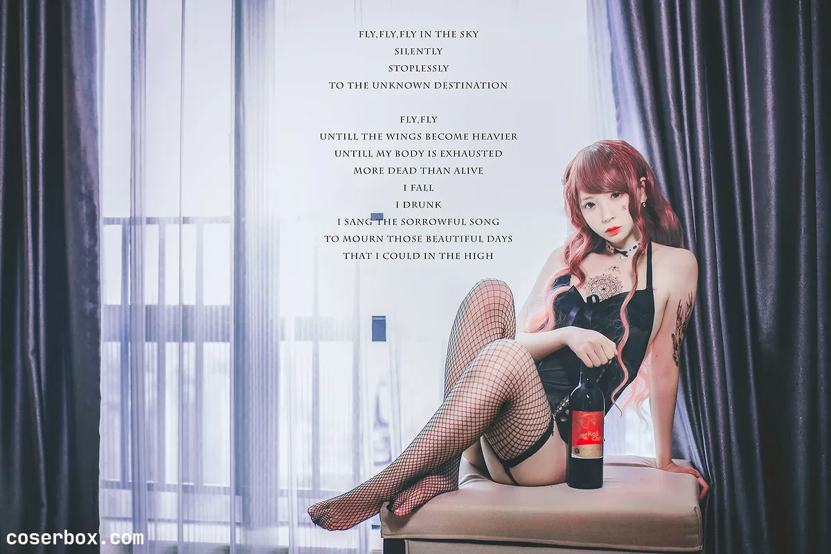 疯猫SS NO.009 黑色吊带袜 - 1