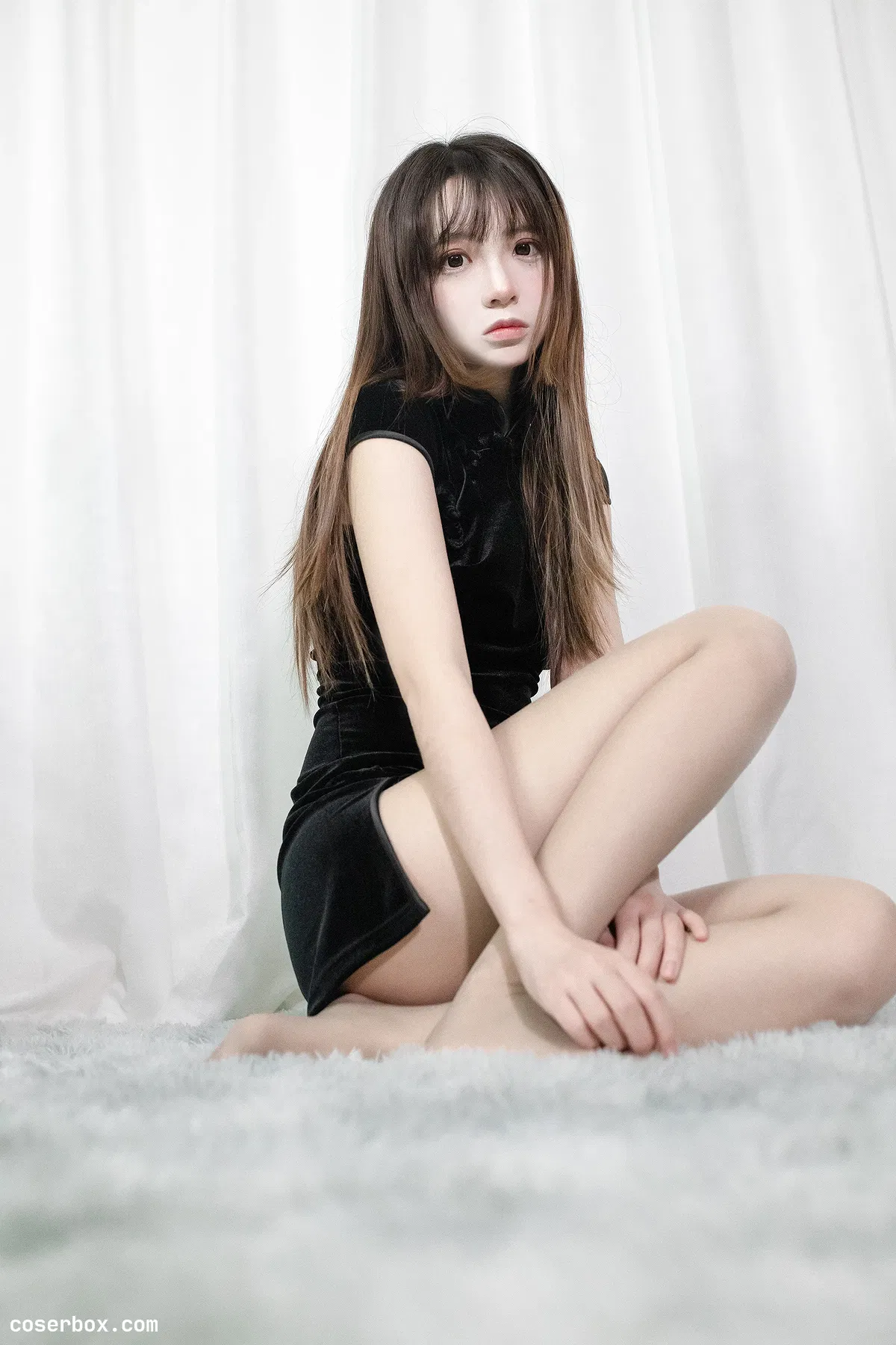 疯猫SS NO.074 黑旗袍 - 2