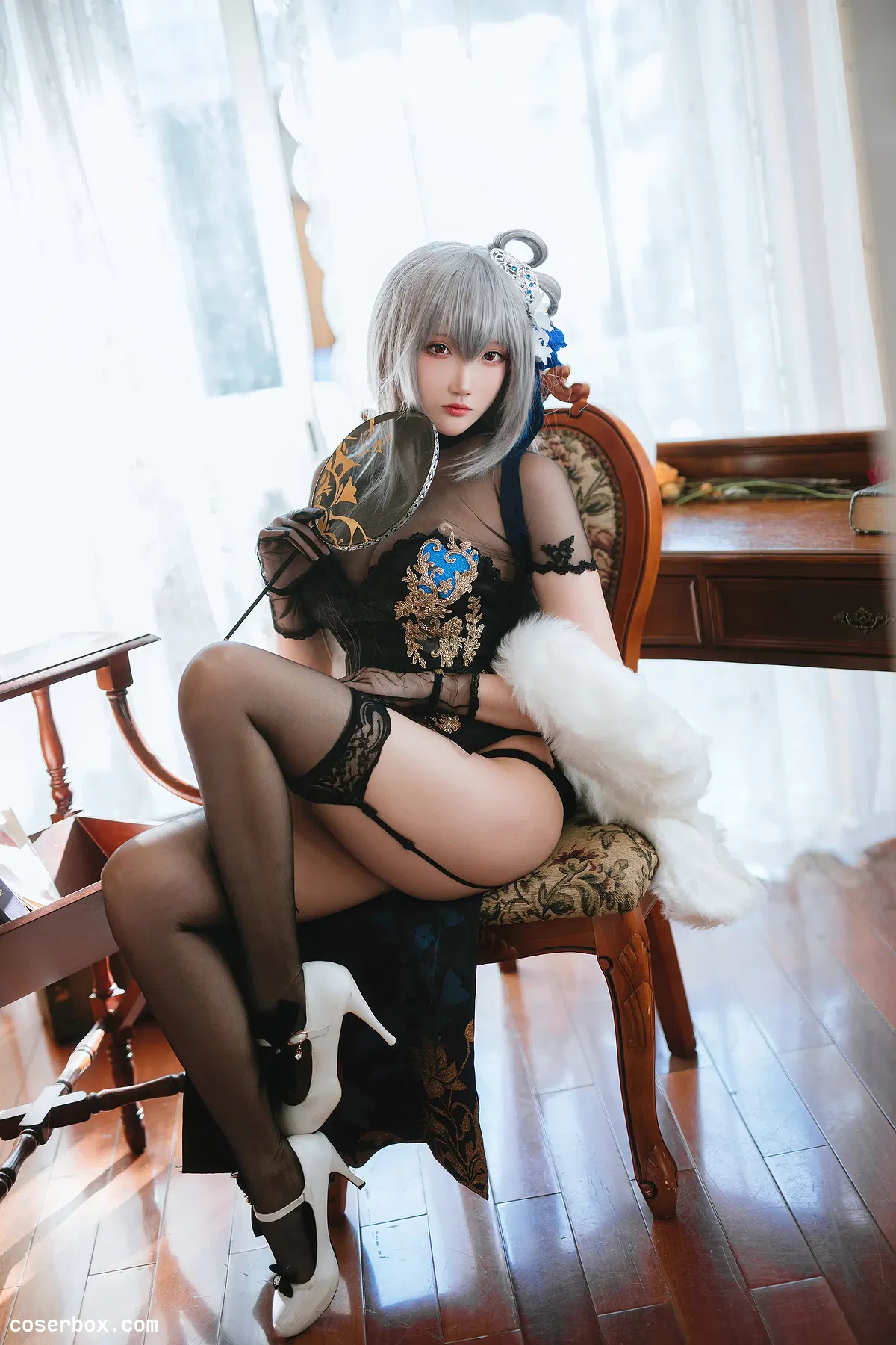 瓜希酱 NO.057 碧蓝航线 路易九世旗袍 - 1