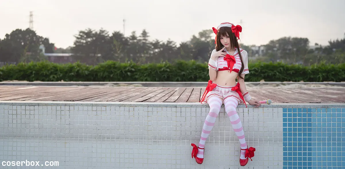 瓜希酱 NO.010 岛村卯月 泳衣 - 2