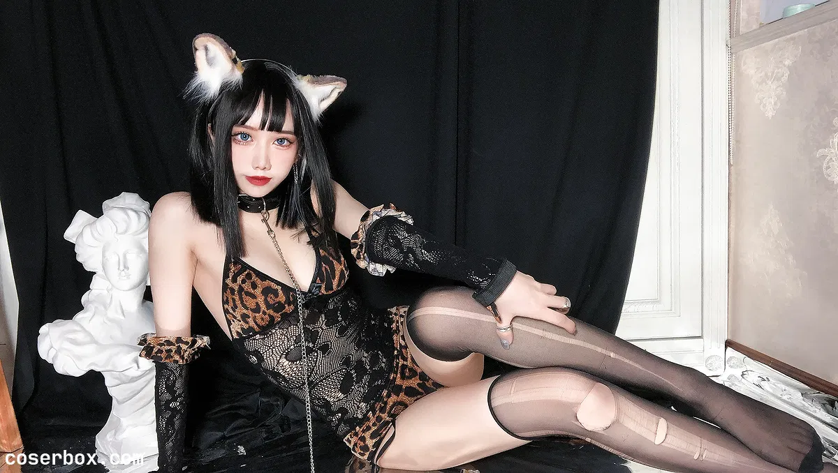 果咩酱w NO.022 豹女妹妹 - 1