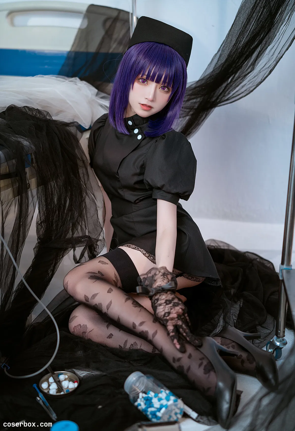 Kitaro_绮太郎 NO.102 喜多川海梦 黑色护士  - 2