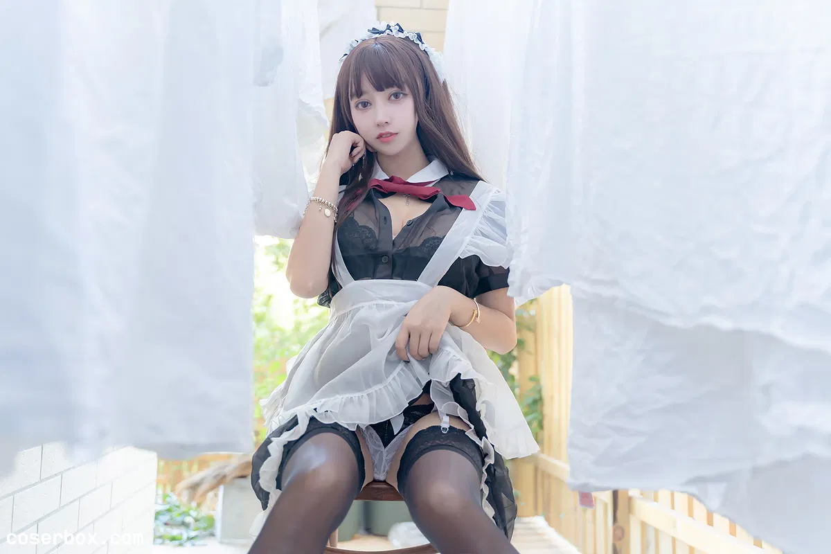  过期米线线喵 NO.083 女仆 - 1