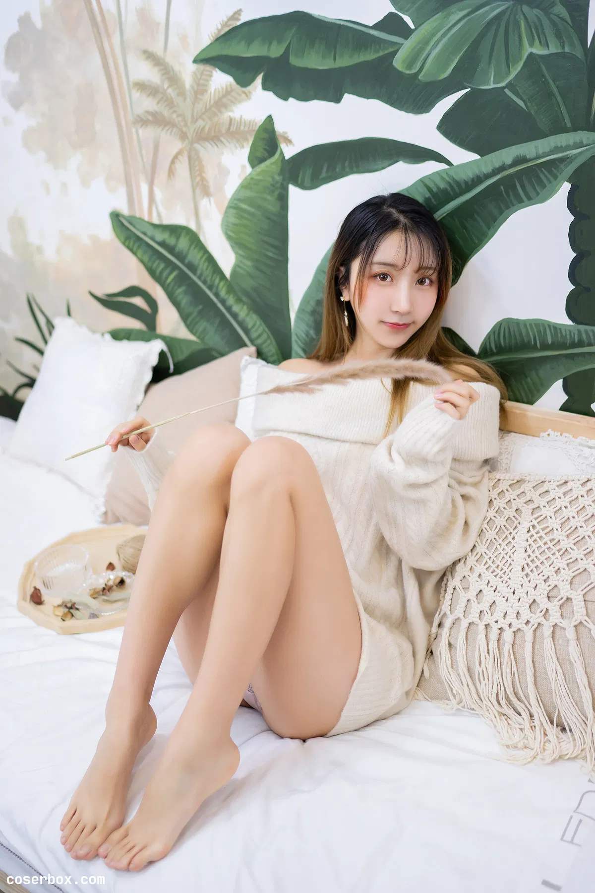 黑川 NO.024 年上彼女 白色毛衣 - 1