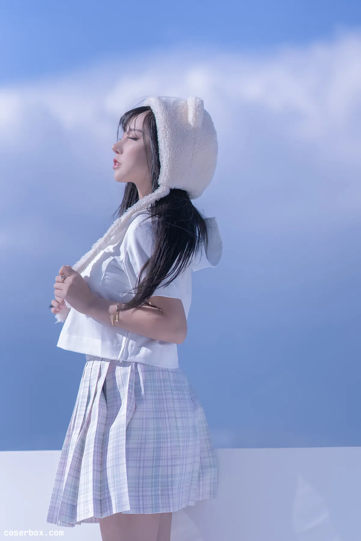  过期米线线喵 NO.172 JK 天台 - 2