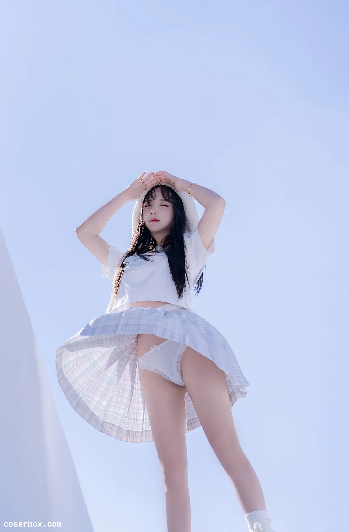  过期米线线喵 NO.172 JK 天台 - 1