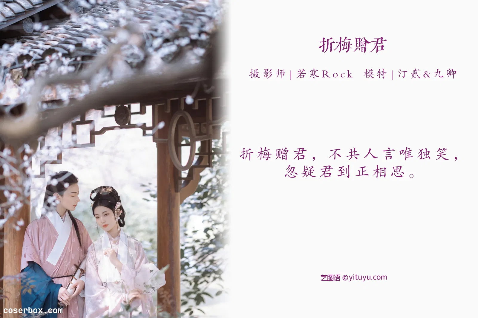 [YITUYU艺图语] 2022.04.25 NO.1103 折梅赠君 汀贰 [38P-333MB]