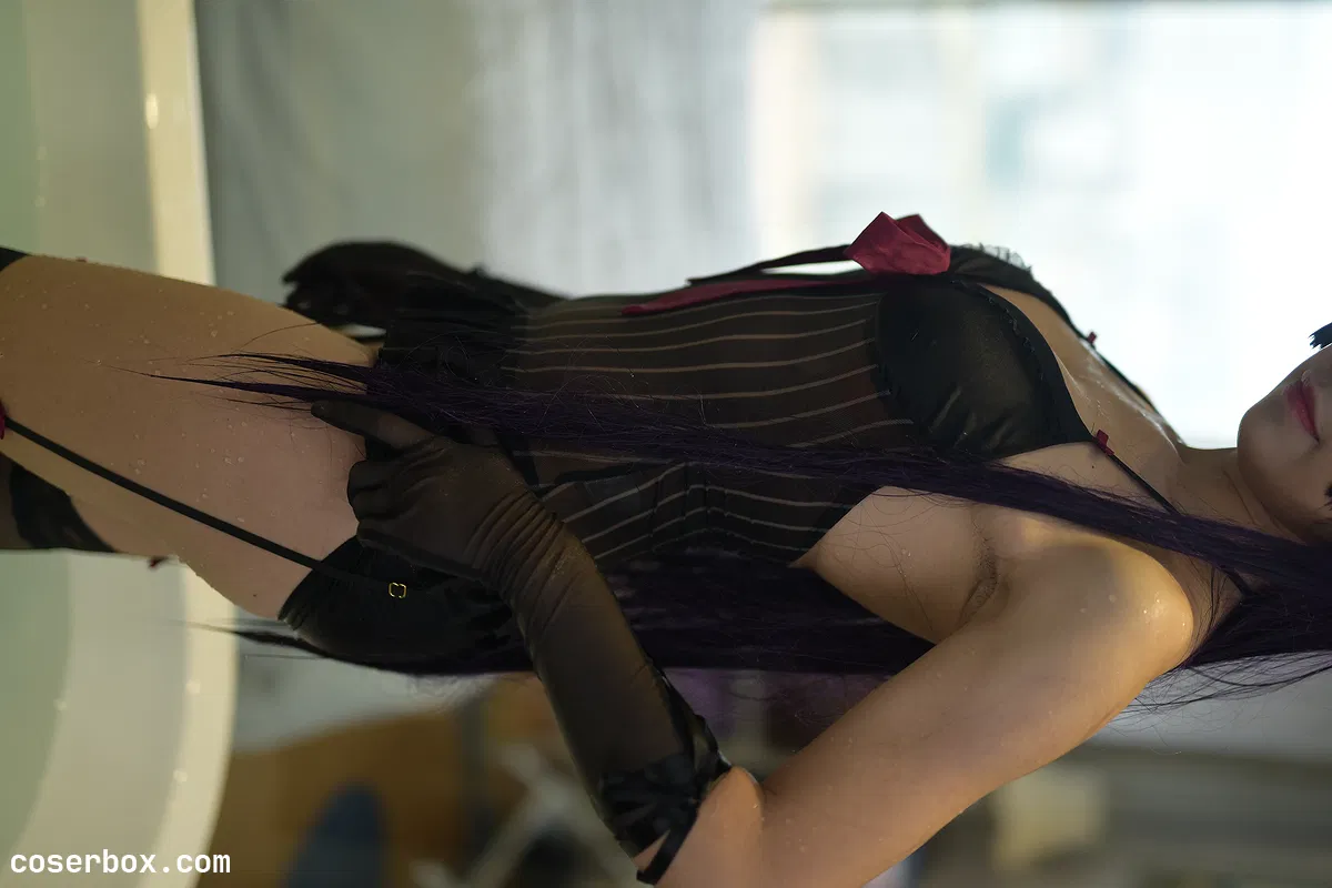 九曲jean NO.014 黑色睡衣学姐 - 1