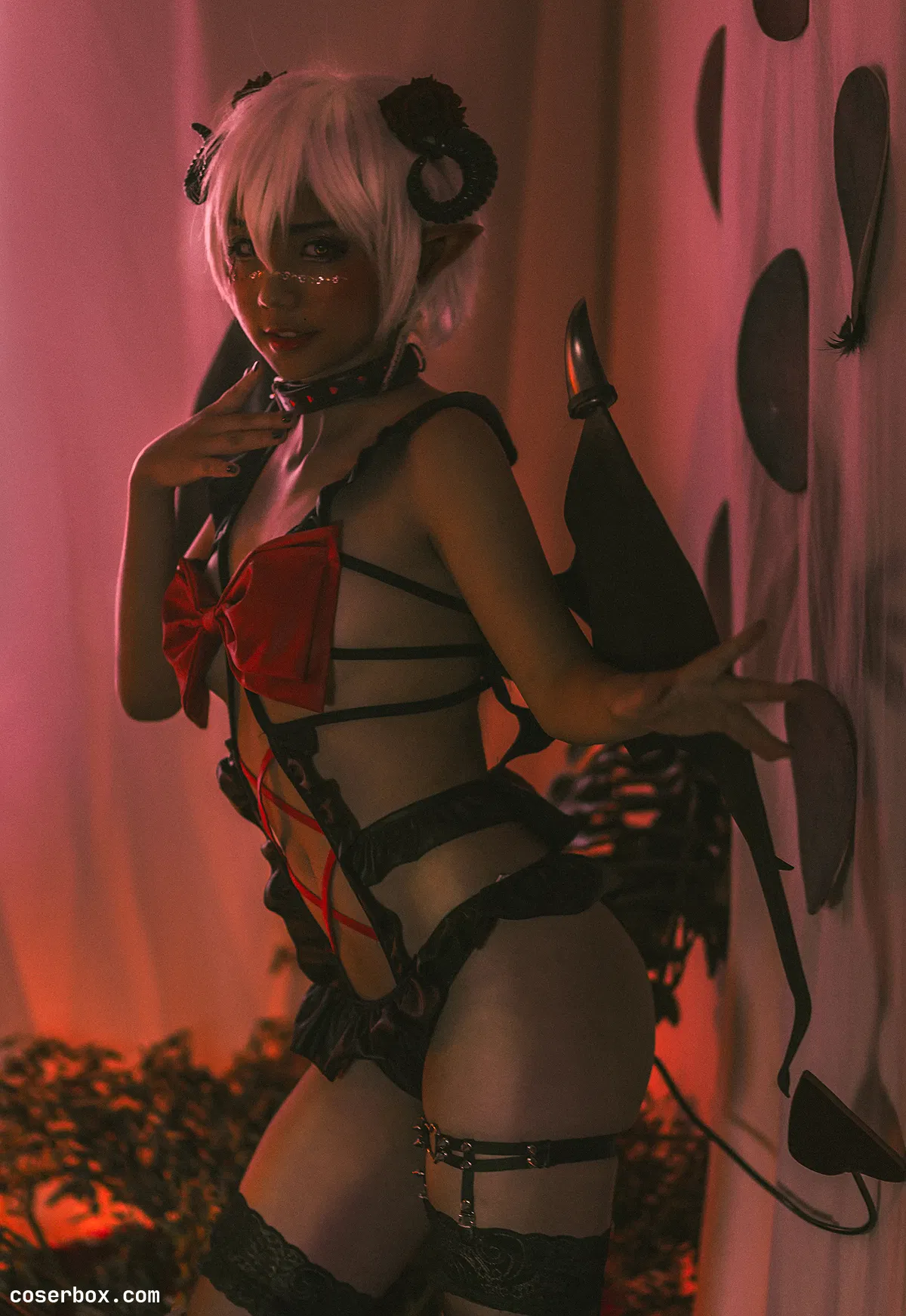 蓝小沂kiki NO.010 小恶魔与艾什cos - 2