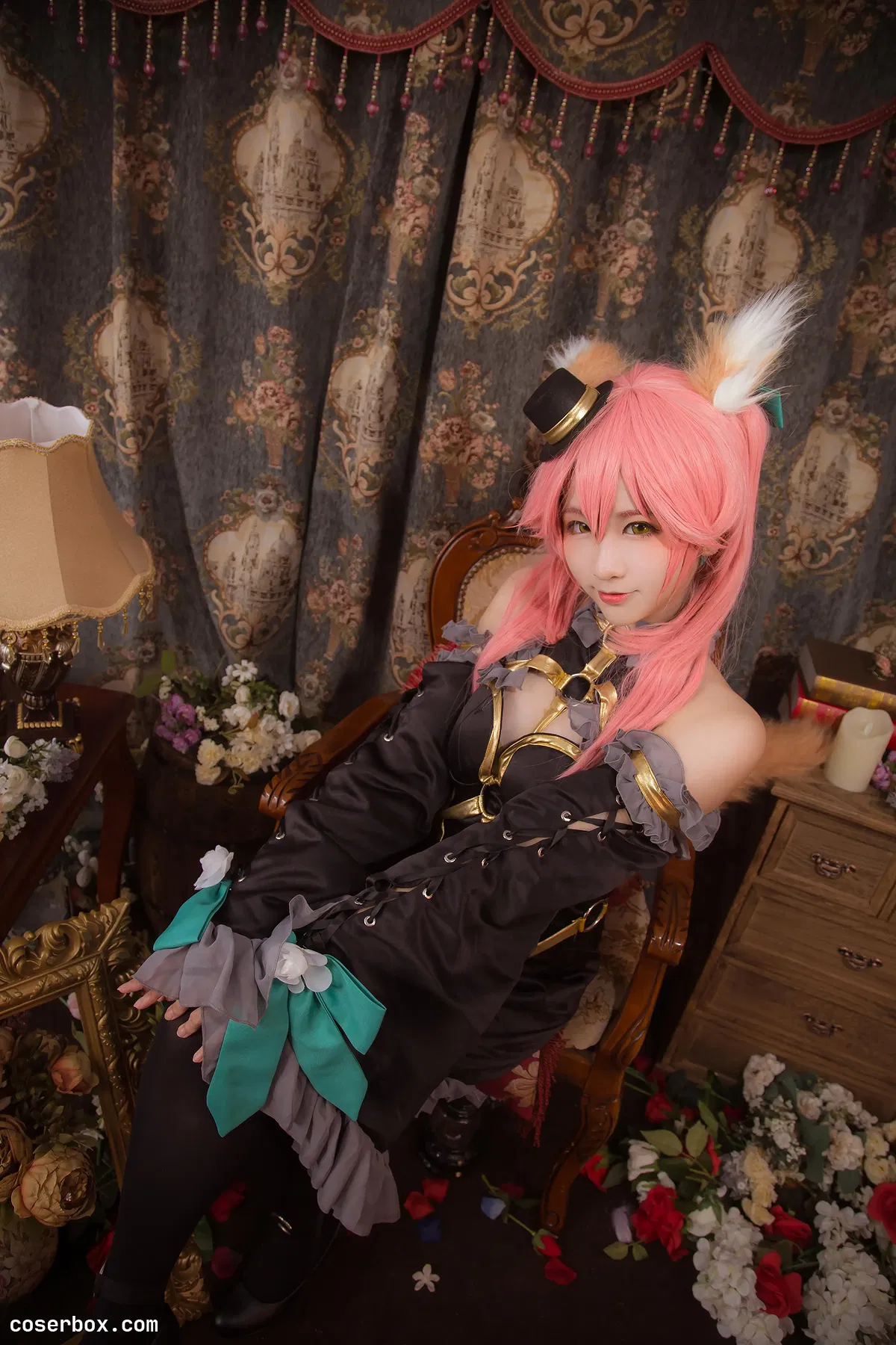 绫Aya NO.008 FATEEXTEL-玉藻前-漆黑魔术师 - 2