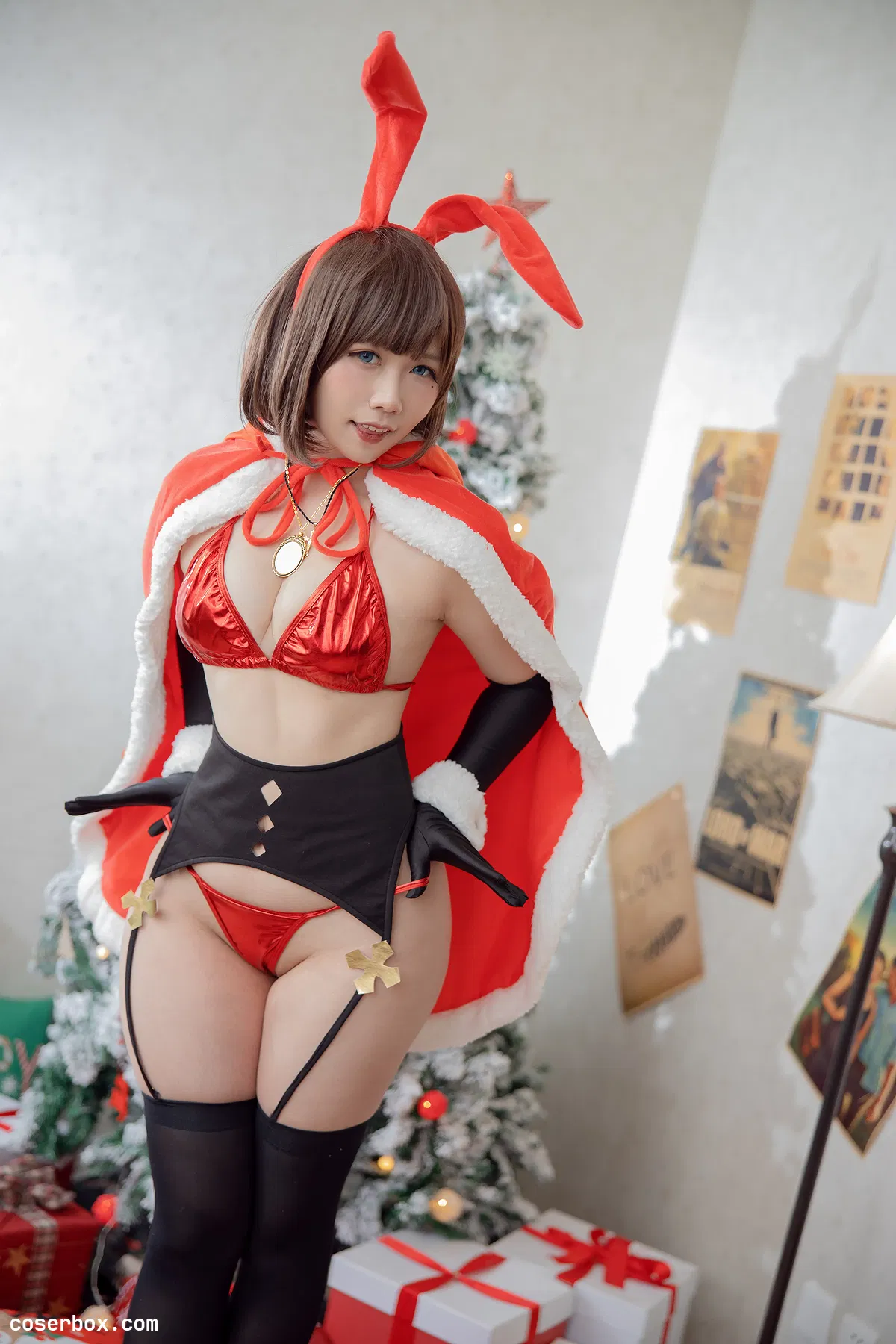 麻花酱 NO.005 圣诞兔子大图[22P-349MB] - 2