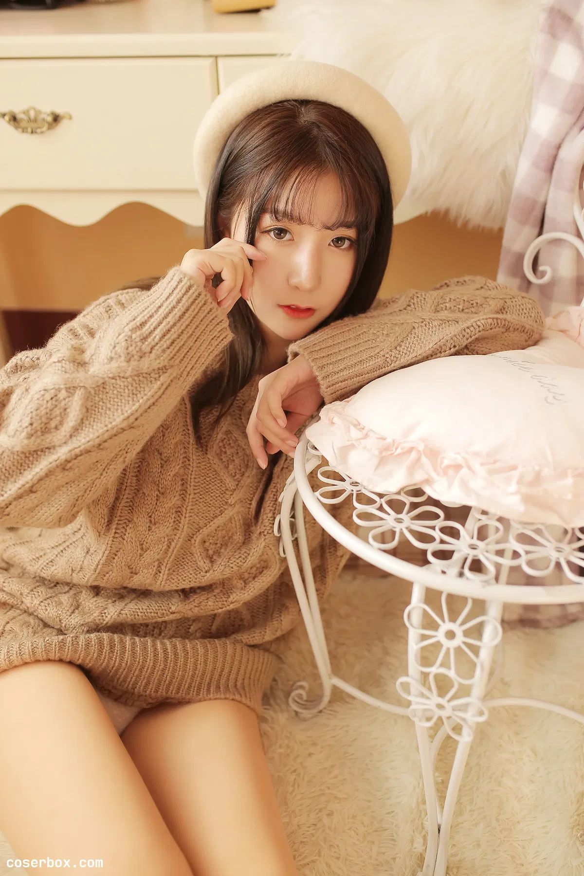 猫九酱Sakura 018 驼色毛衣 - 2