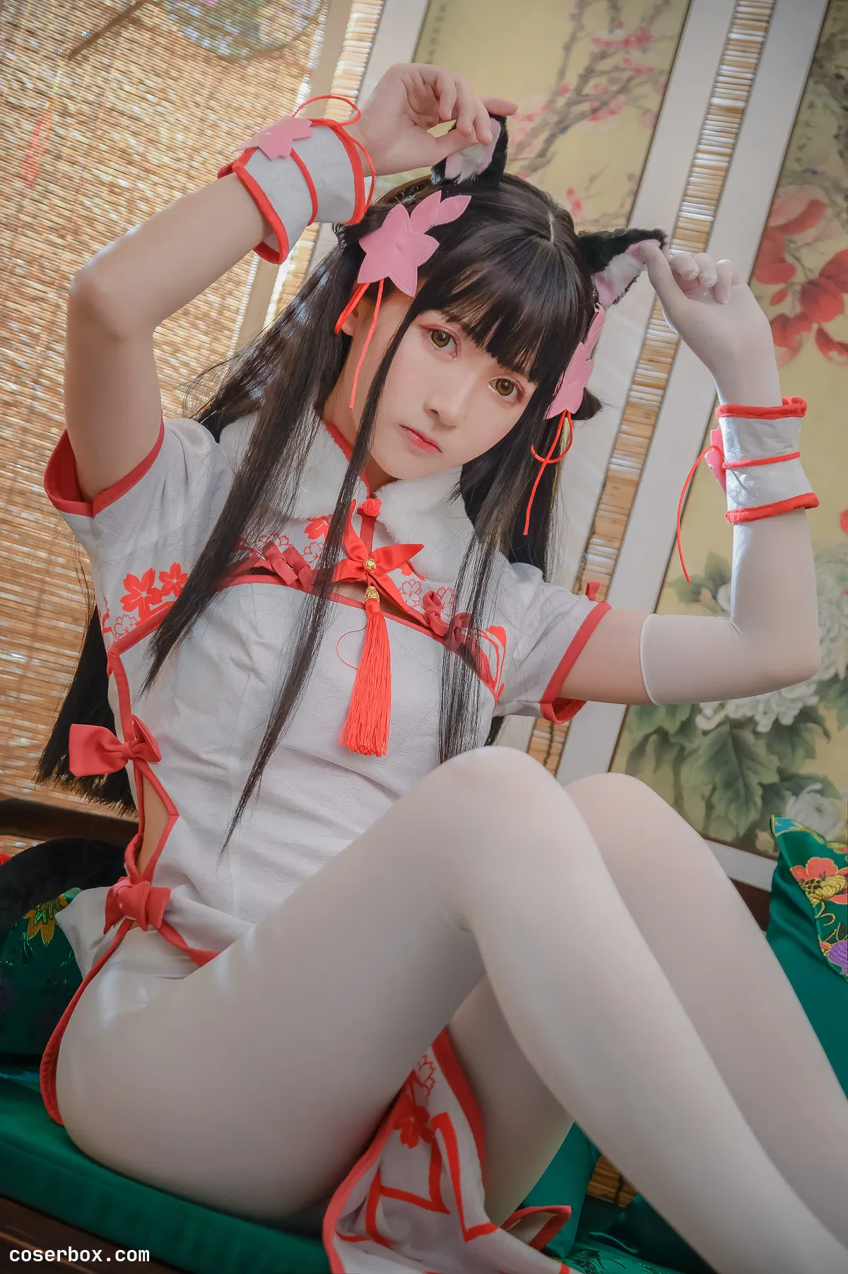 鳗鱼霏儿 NO.018 碧蓝华裳 夕暮[16P-229MB] - 2