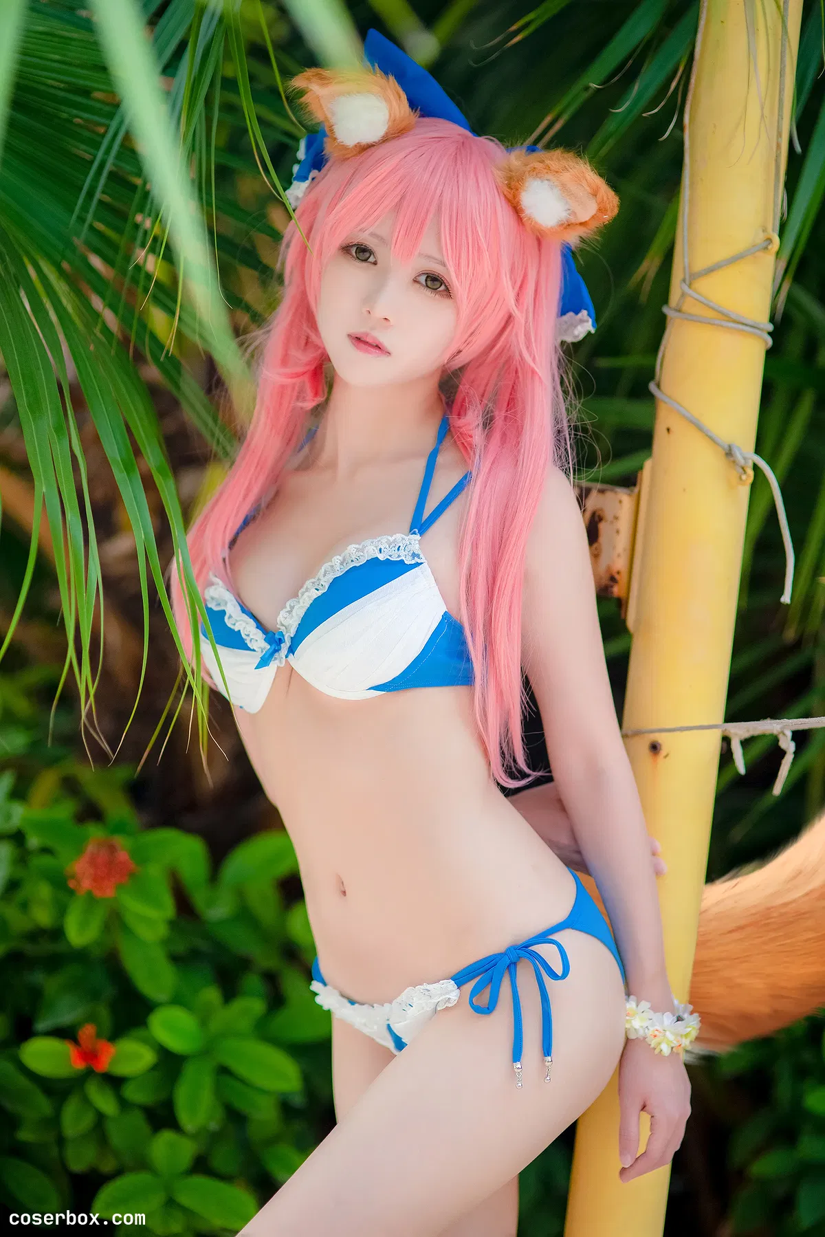 鳗鱼霏儿 NO.075 玉藻前 泳装[17P-168MB] - 1