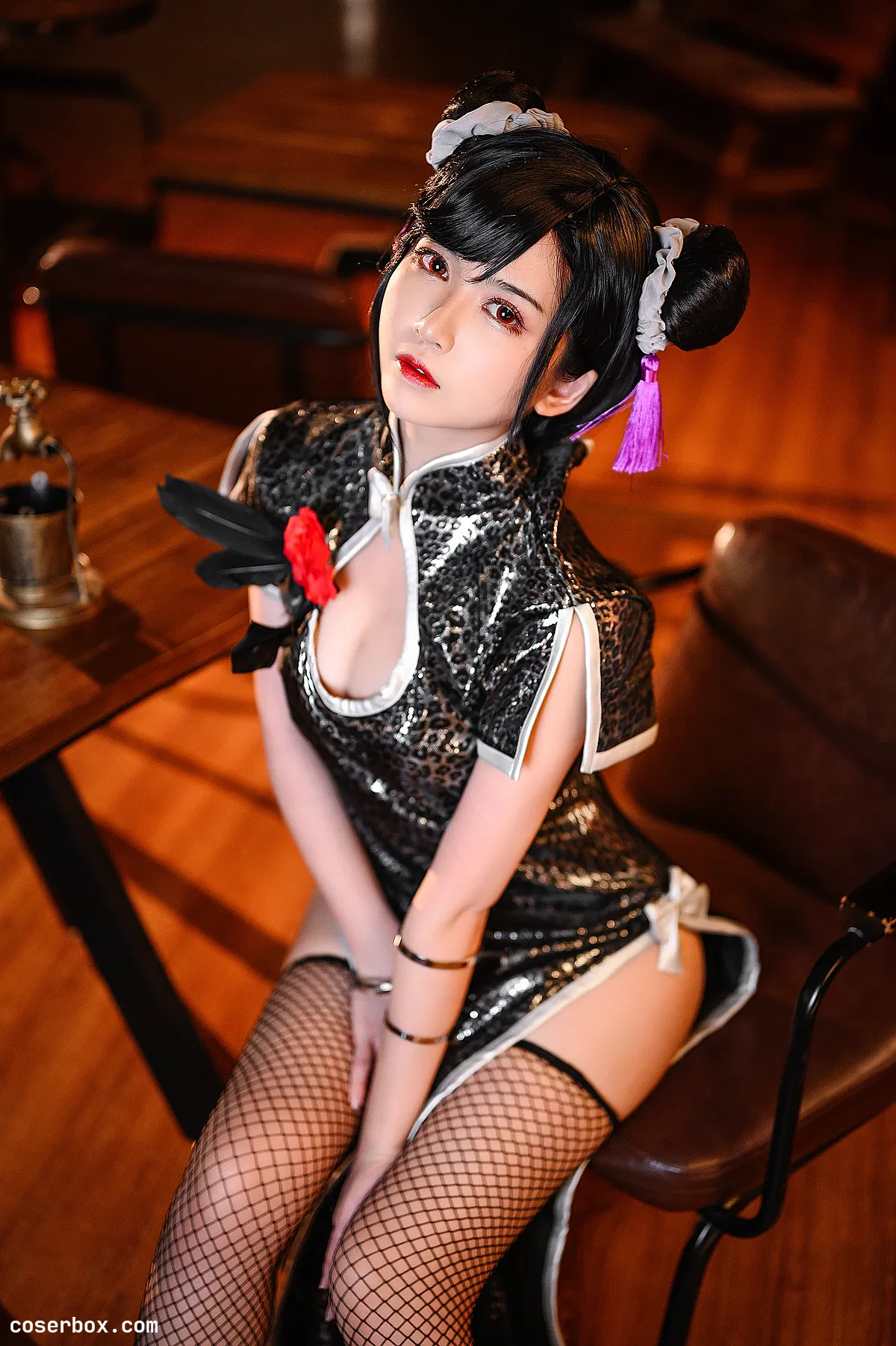 鳗鱼霏儿 NO.081 蒂法旗袍[42P-839MB] - 2