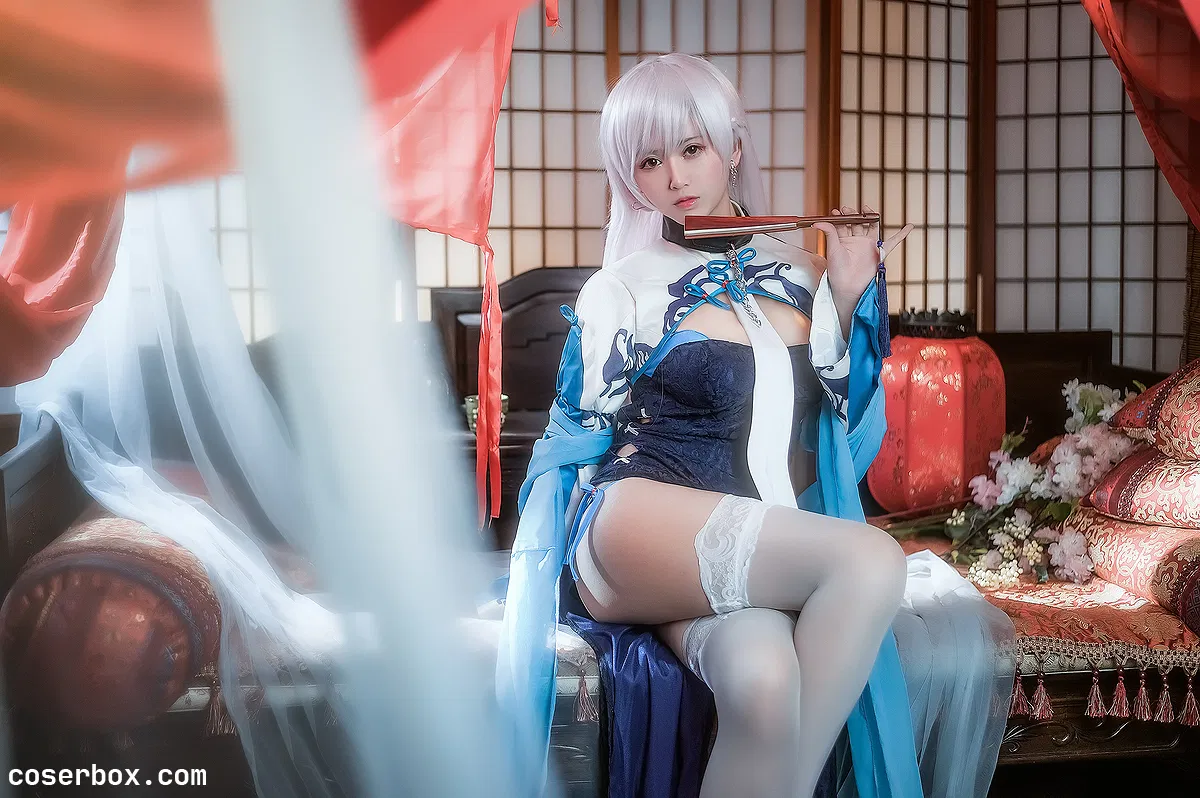 鳗鱼霏儿 NO.013 碧蓝华裳 贝姐[11P-145MB] - 2