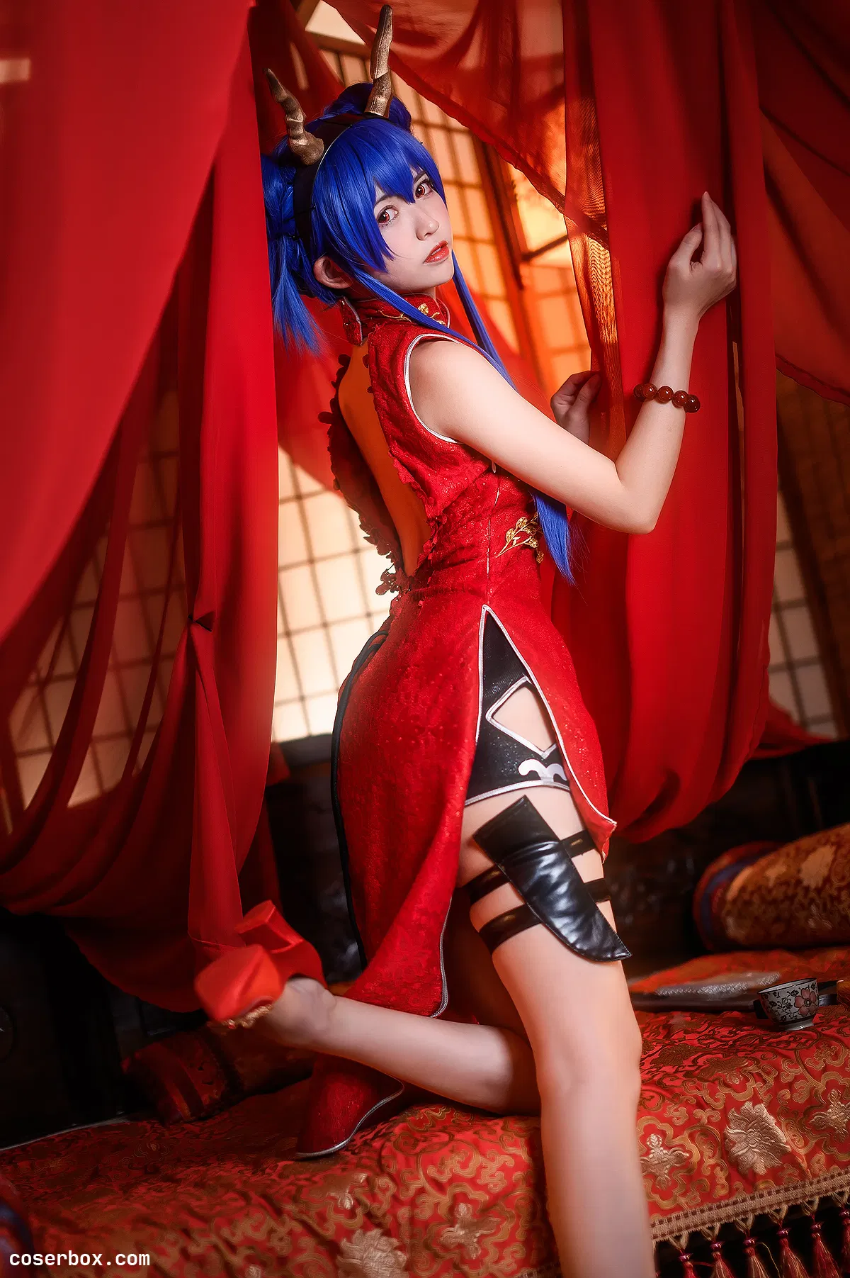 鳗鱼霏儿 NO.021 陈sir 旗袍[10P-193MB] - 1