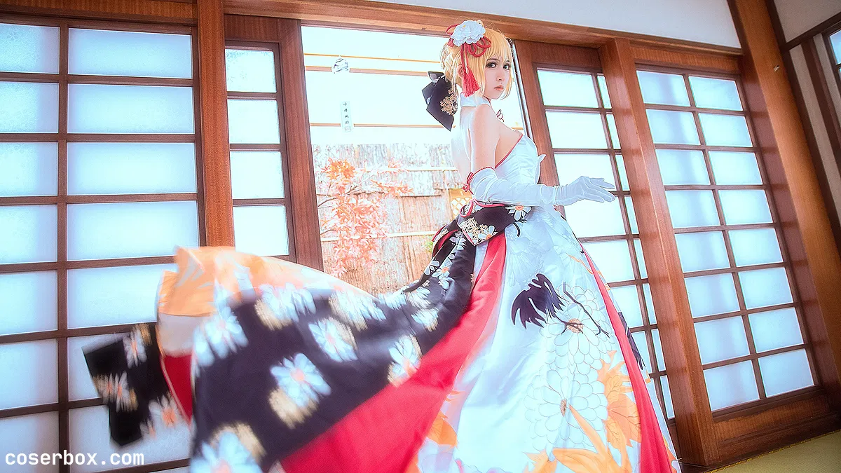 鳗鱼霏儿 NO.002 King of Knight 和风礼服[18P-212MB] - 1