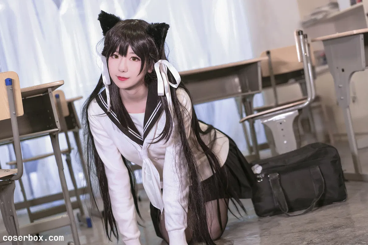 弥音音ww NO.005 爱宕校服 [10P-114MB] - 2