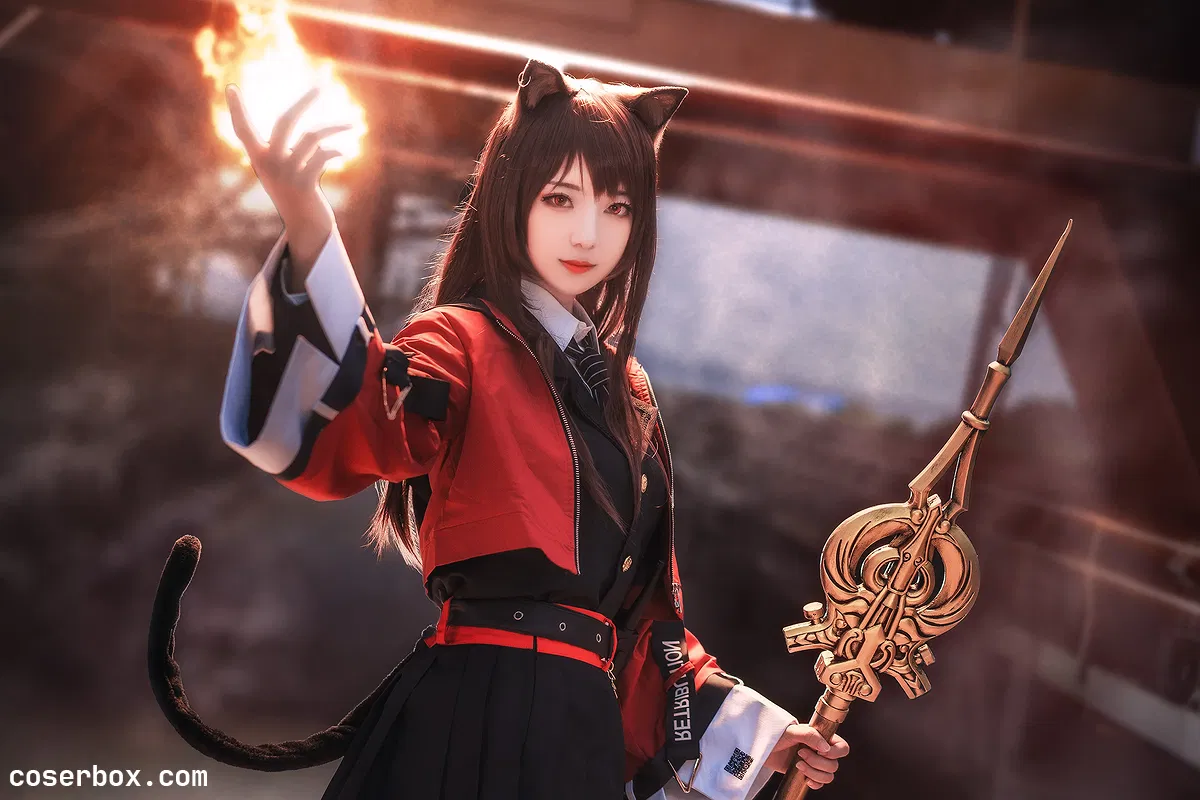 弥音音ww NO.019 明日方舟 天火 [14P-86MB] - 1