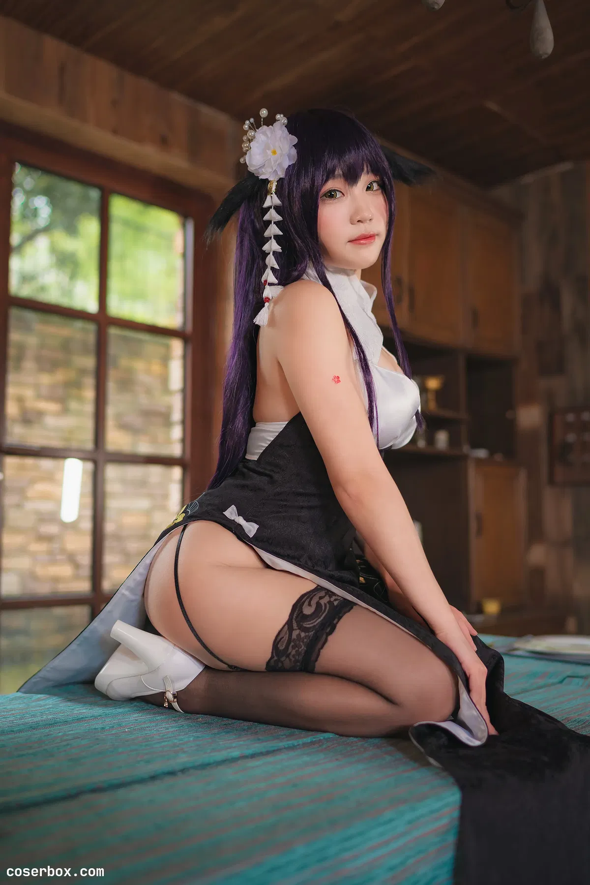 弥美Mime NO.008 碧蓝航线 吾妻 旗袍 [9P-24MB] - 1