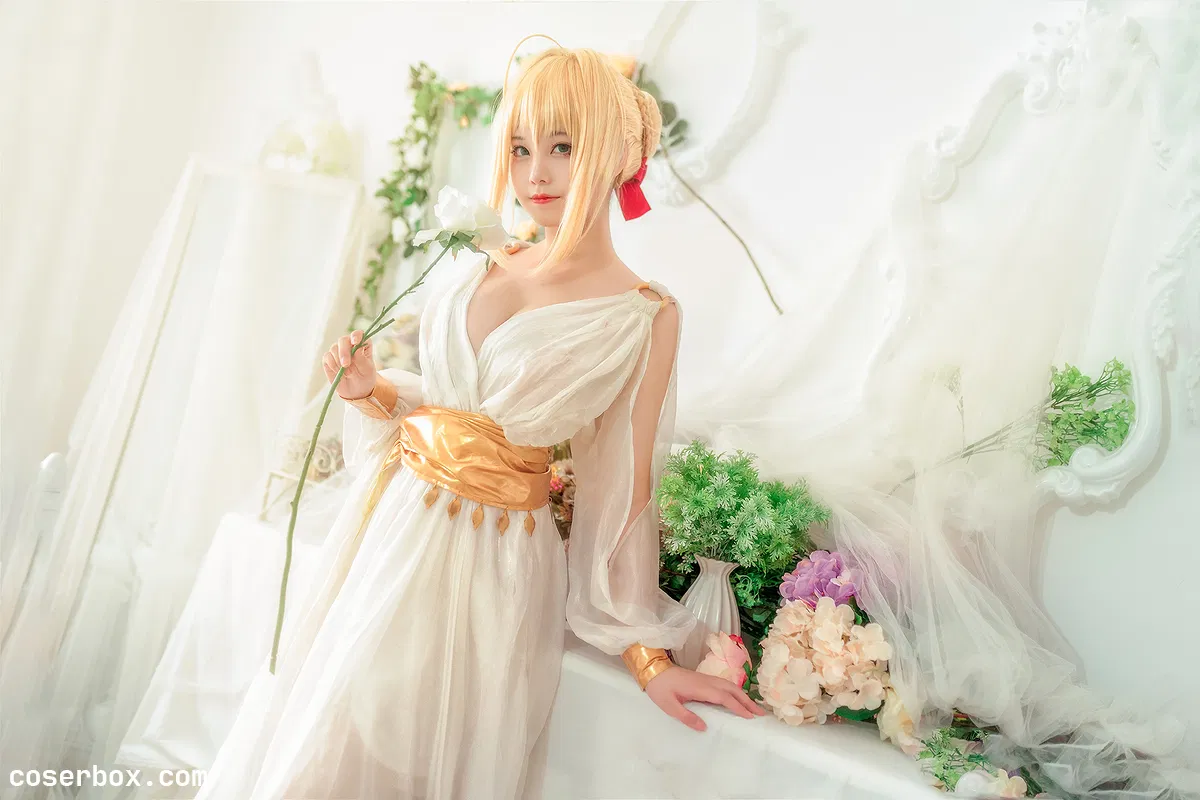 蜜汁猫裘 NO.008 尼禄睡裙 [10P-138MB] - 1