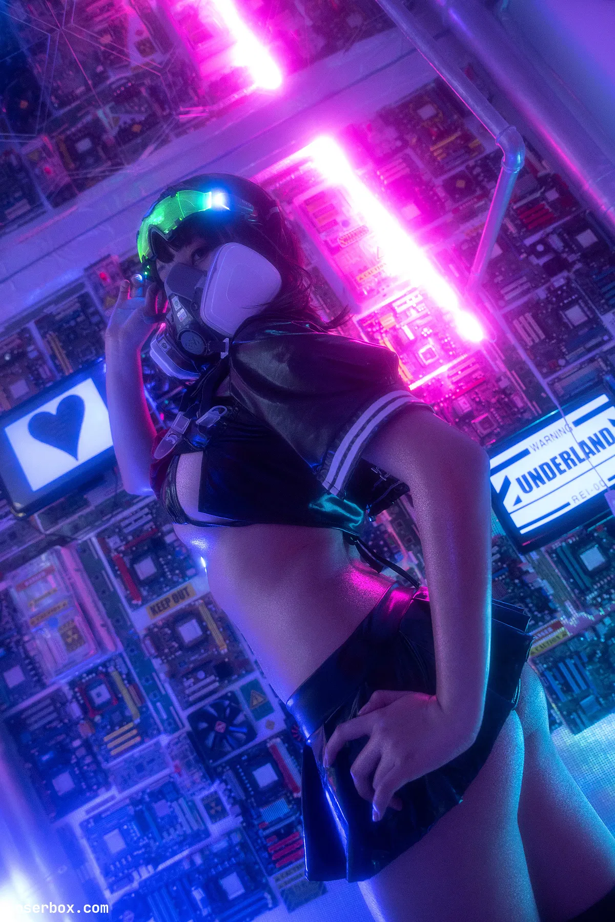 蜜汁猫裘 NO.011 漆皮jk [17P-437MB] - 1