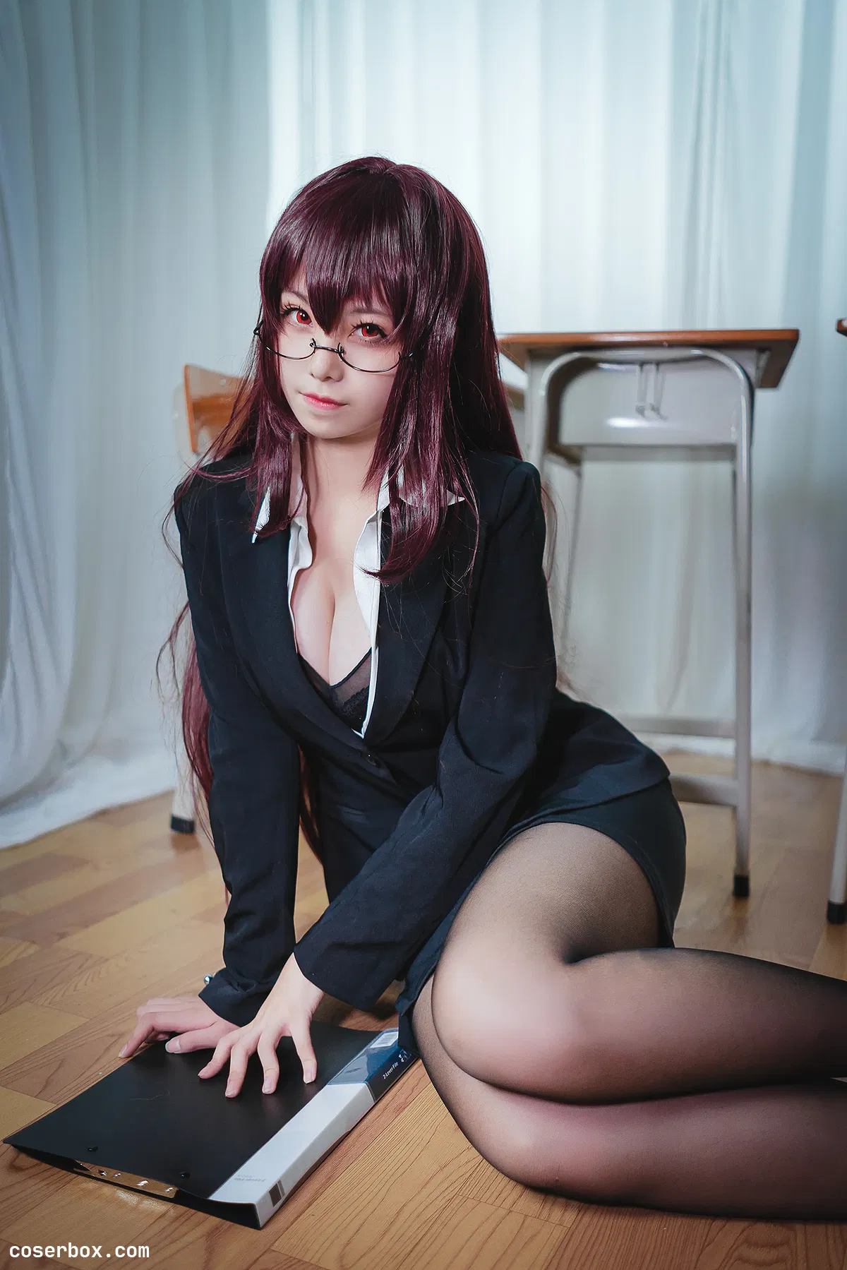 蜜汁猫裘 NO.017 师匠教师 [11P-96MB] - 2