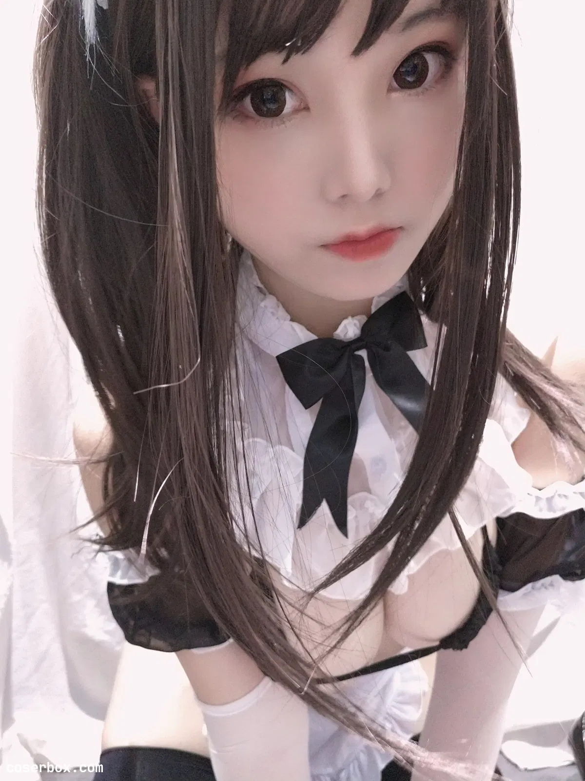 蜜汁猫裘 NO.003 黑白女仆 [25P-49MB] - 1