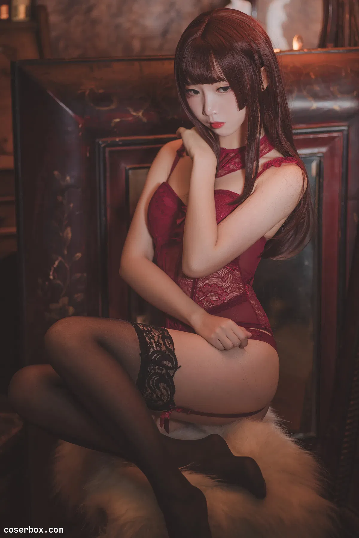 面饼仙儿 NO.069 脑内少女 红色束衣 - 2