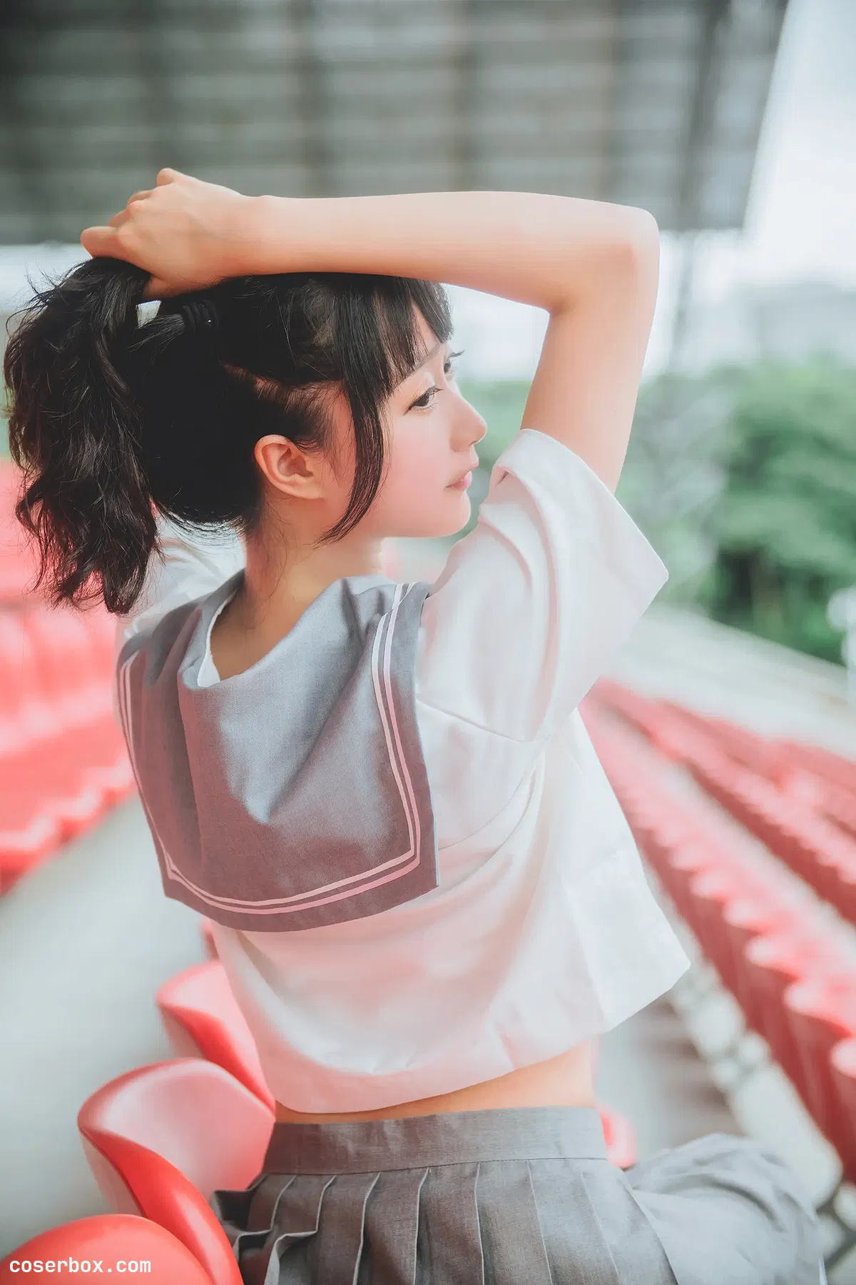 木绵绵owo NO.065 JK制服 - 1