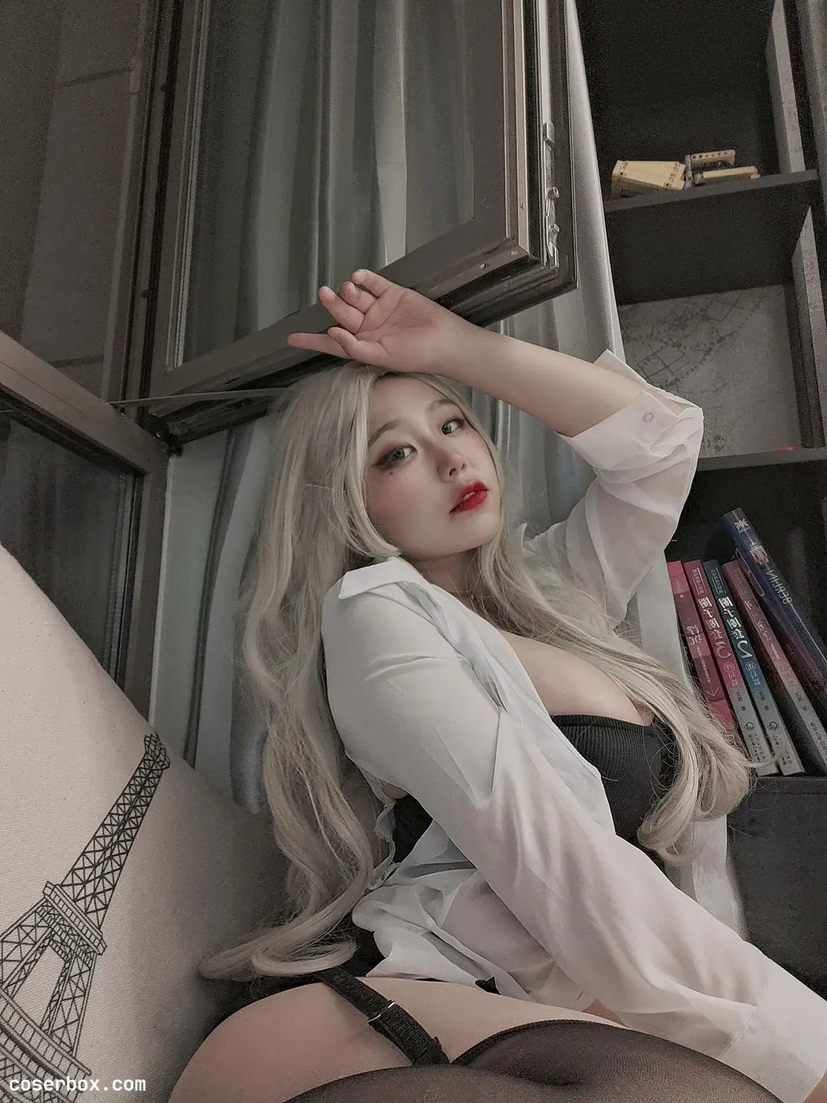 穆零Mu0 NO.028 自拍(白衬衫) - 1