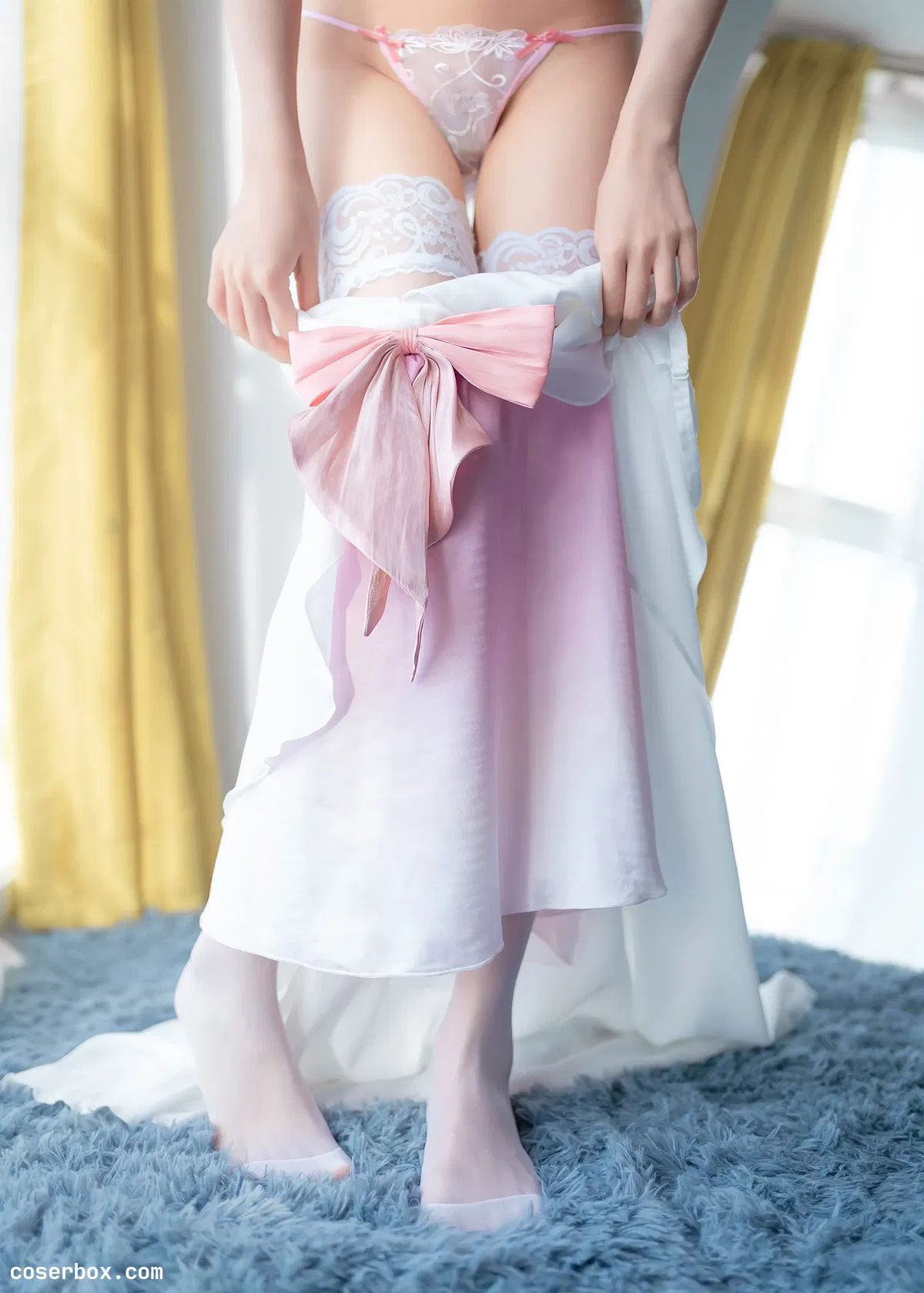 木绵绵owo NO.027 加藤惠cos内衣 - 1