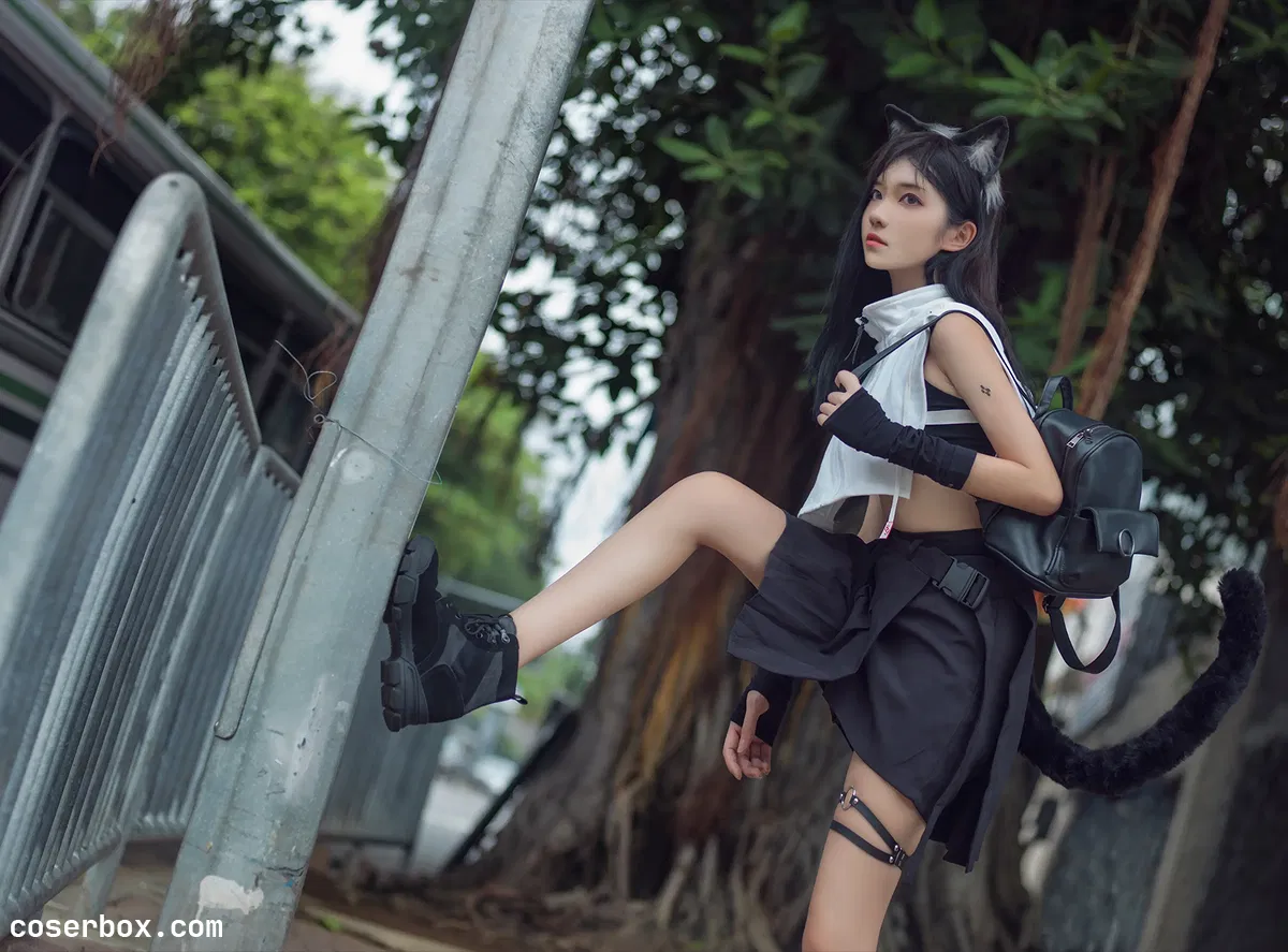 南桃Momoko NO.29 黑日常 - 1