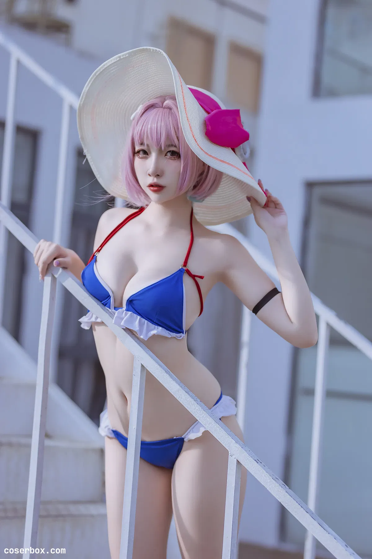 二佐Nisa NO.143 碧蓝塔尔图泳装 - 1