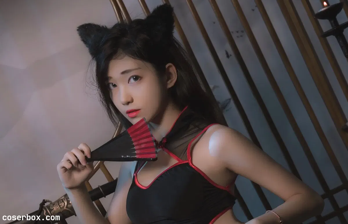 南桃Momoko NO.28 黑旗袍 福利向 - 2