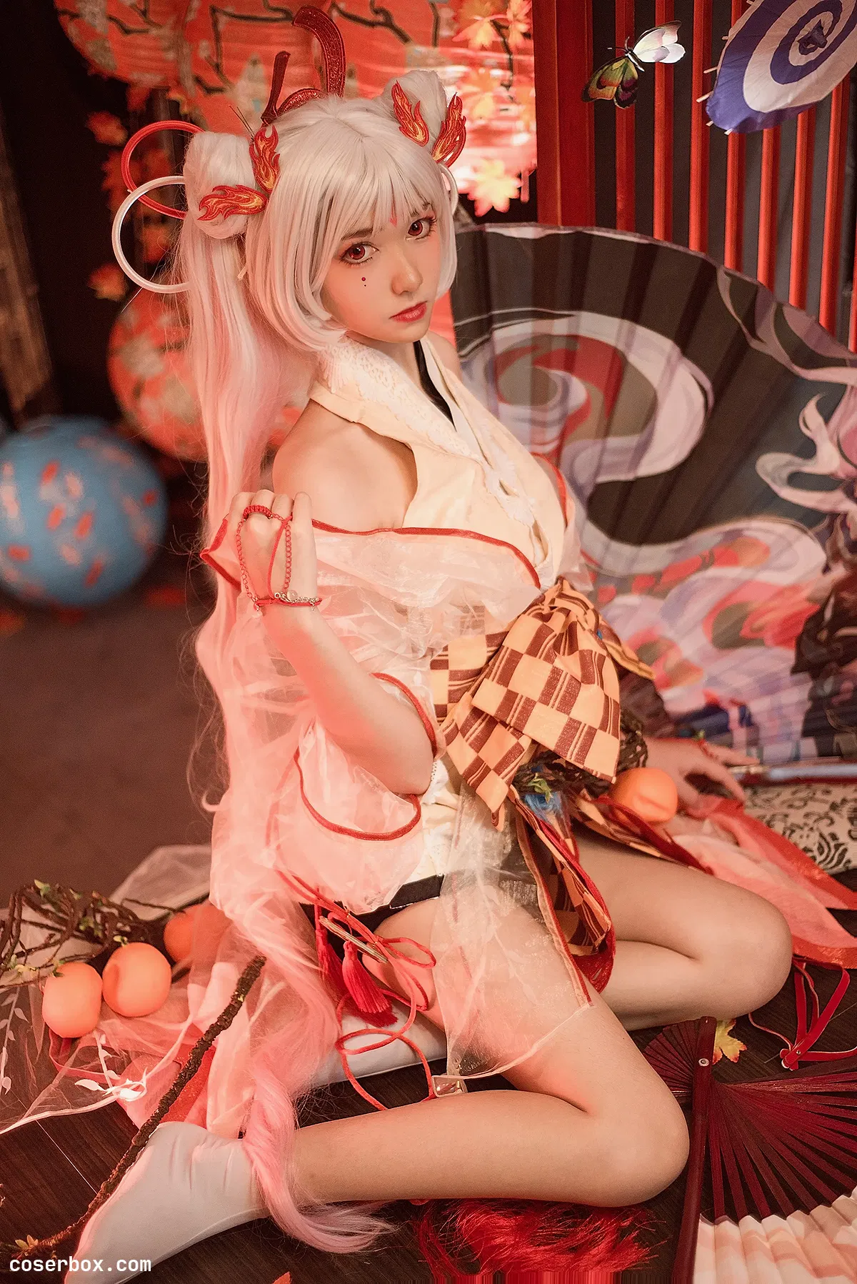 南桃Momoko NO.13 不知火和服 - 1