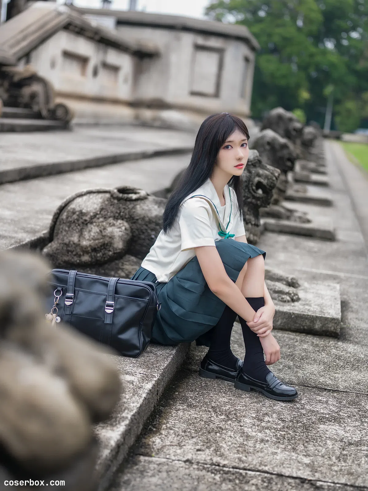 南桃Momoko NO.44 绿JK - 2