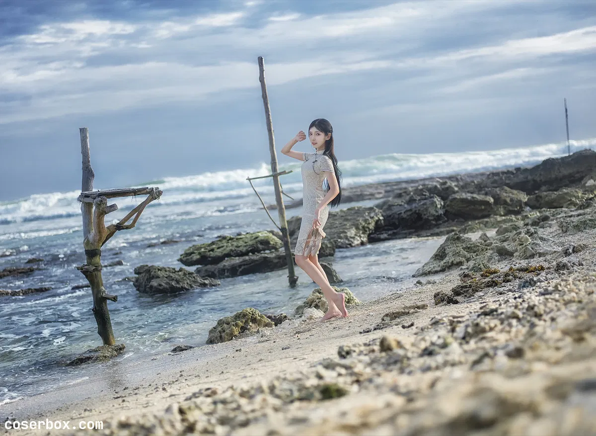 南桃Momoko NO.11 白旗袍 - 1