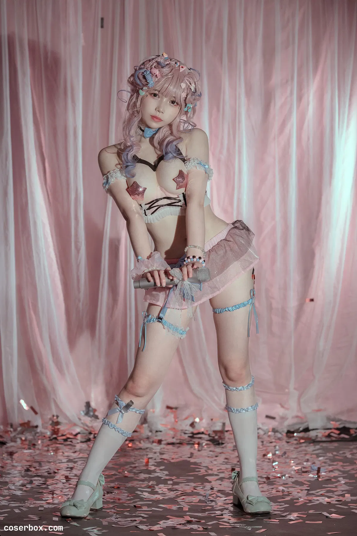 七月喵子 NO.001 爱豆 - 1