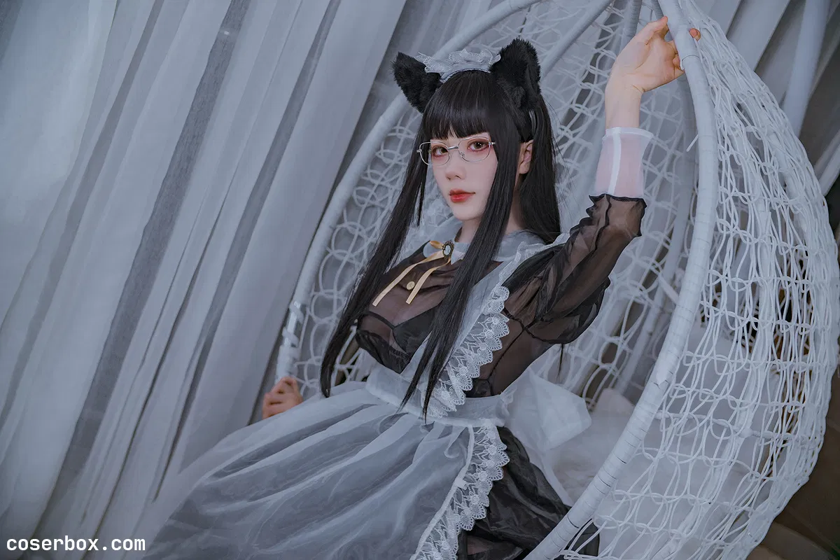 起司块wii NO.011 黑色透明女仆 - 1