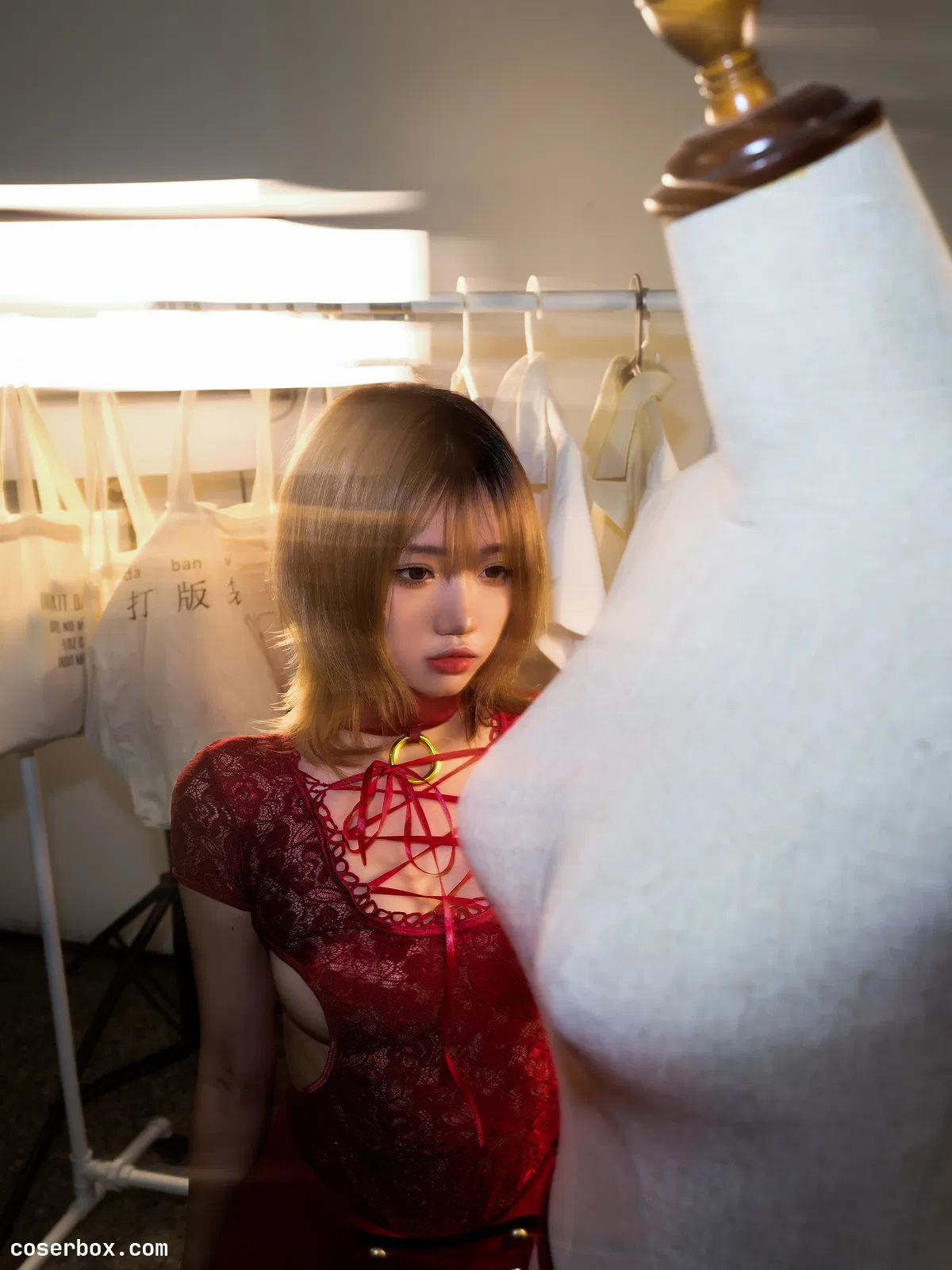 柒柒要乖额 NO.005 红裙 - 1