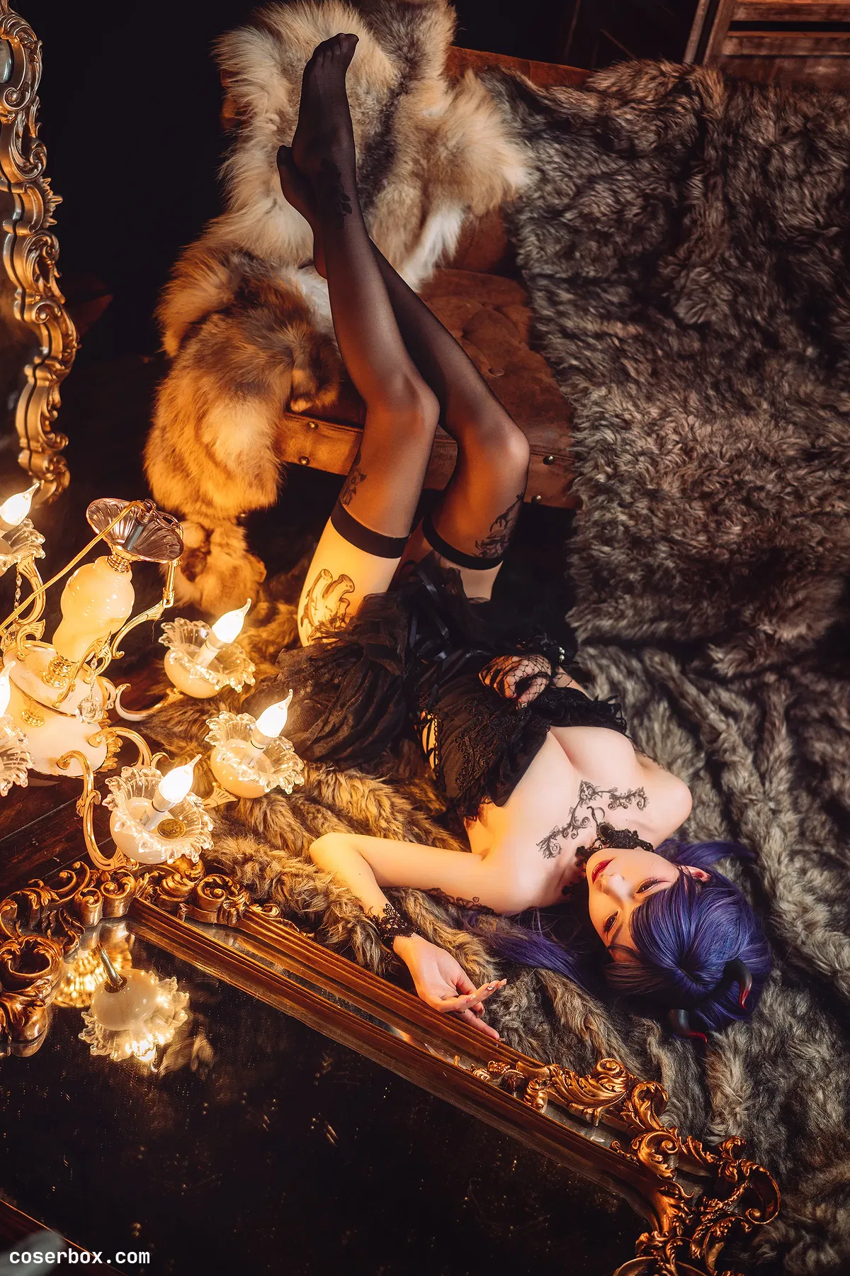 清水由乃 NO.012 暗黑纹身 - 1