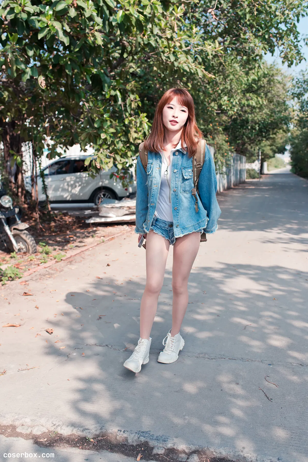 清水由乃 NO.003 御风街拍 轻水海鸥岛RS牛仔街拍 - 2