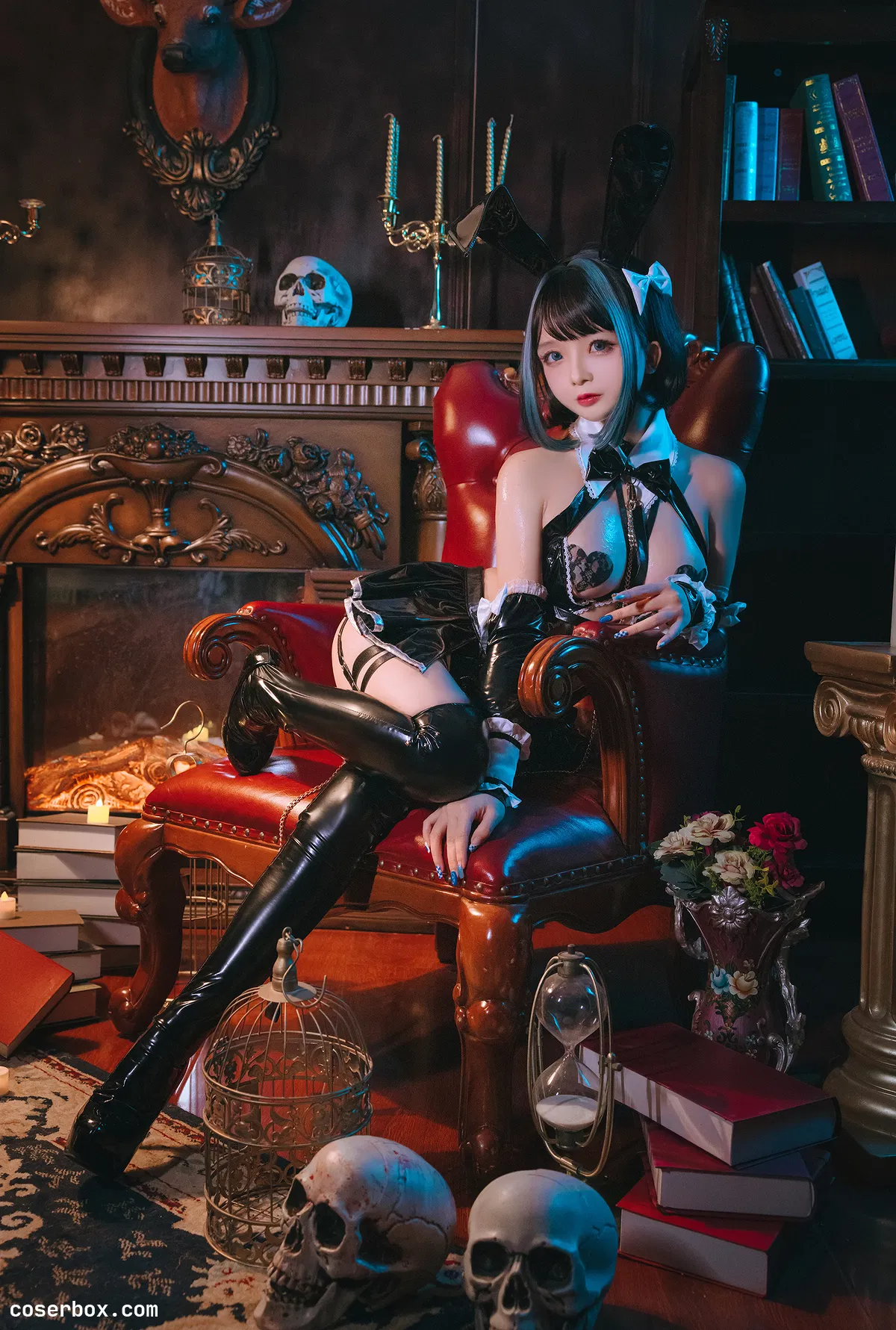 日奈娇 NO.050 万圣恶魔皮衣 - 2